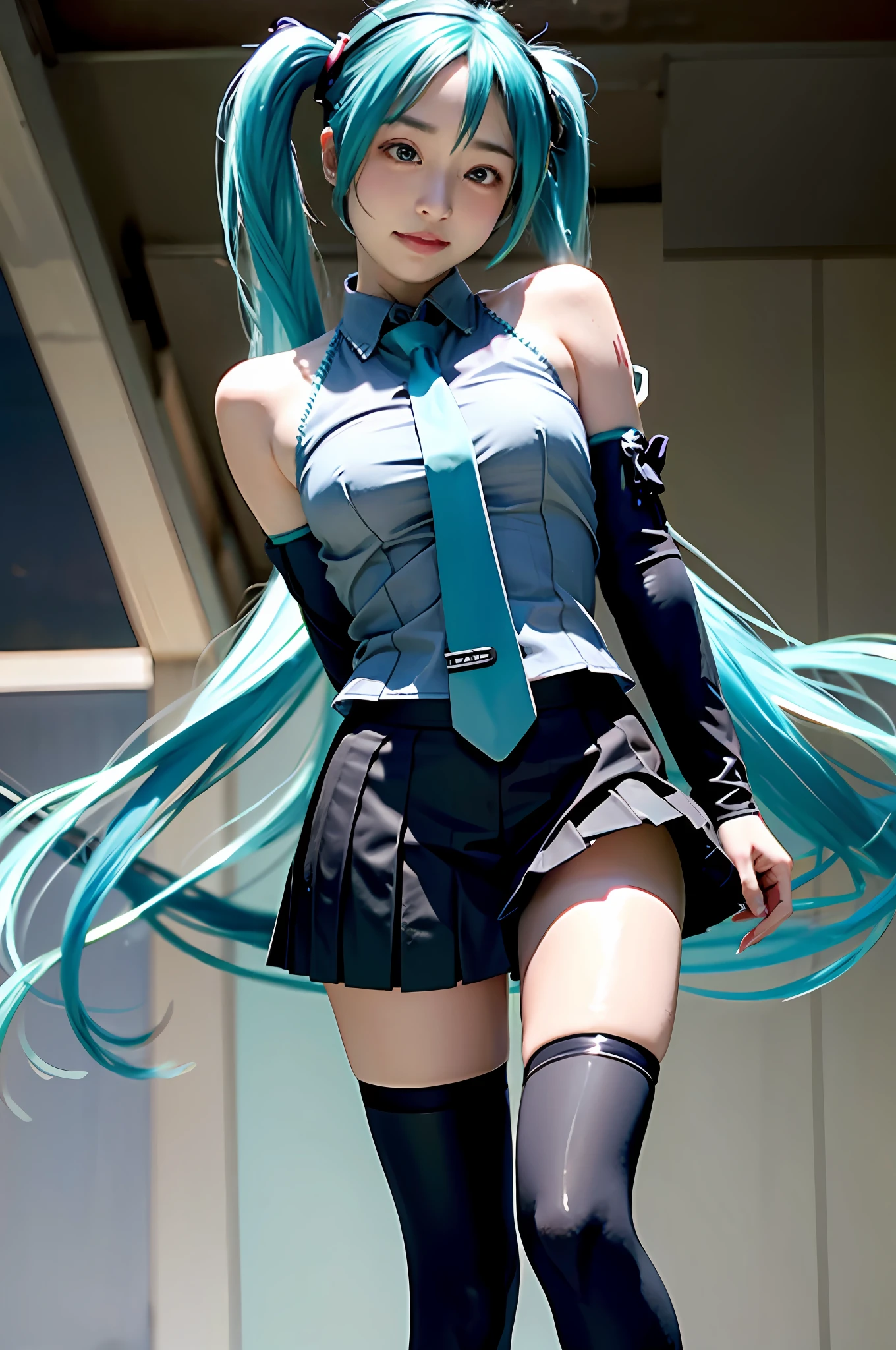 Twin tails, hair