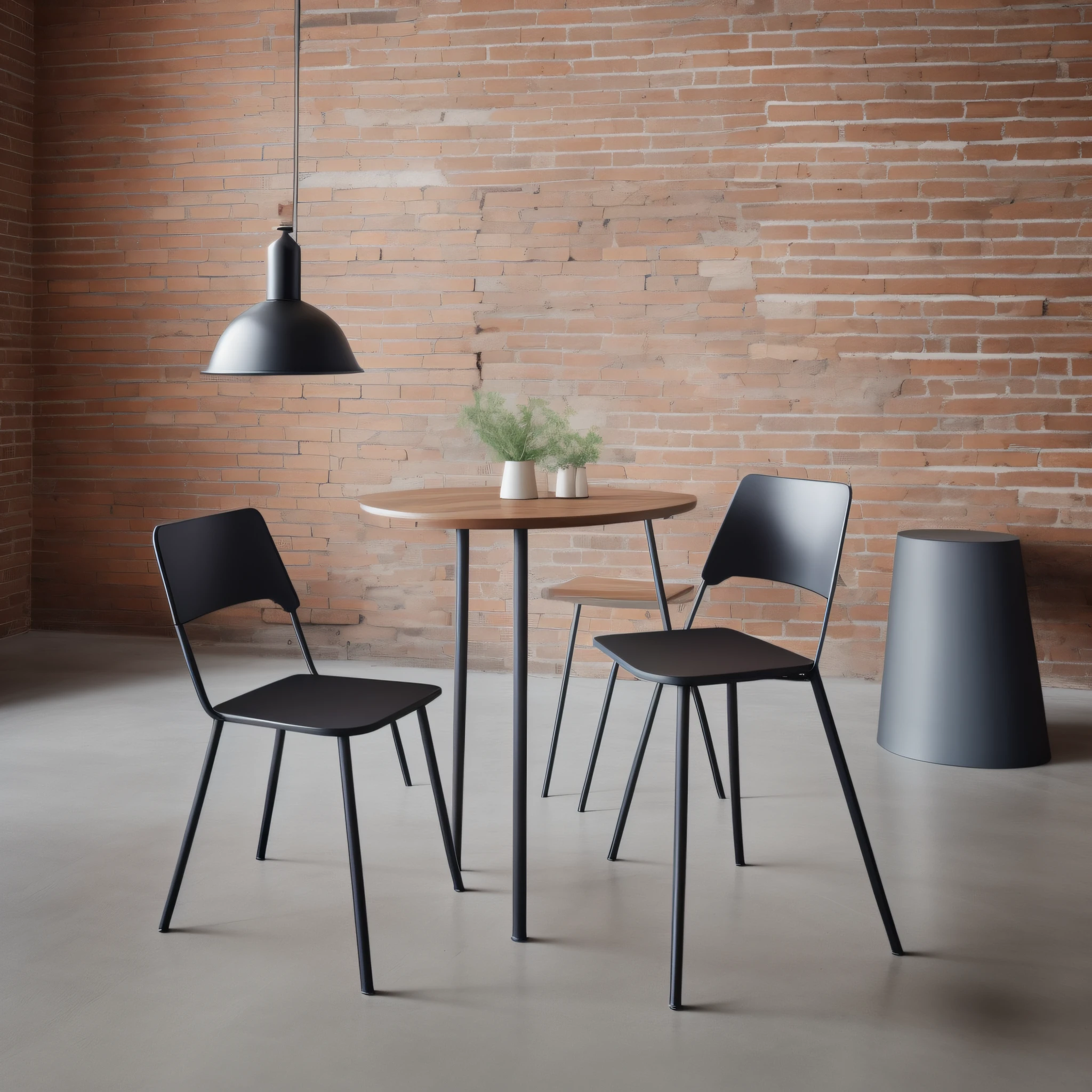 Modern and minimalist furniture: Industrial furniture is usually based on modern minimalist style, but industrial elements such as iron chairs and tables are also added.