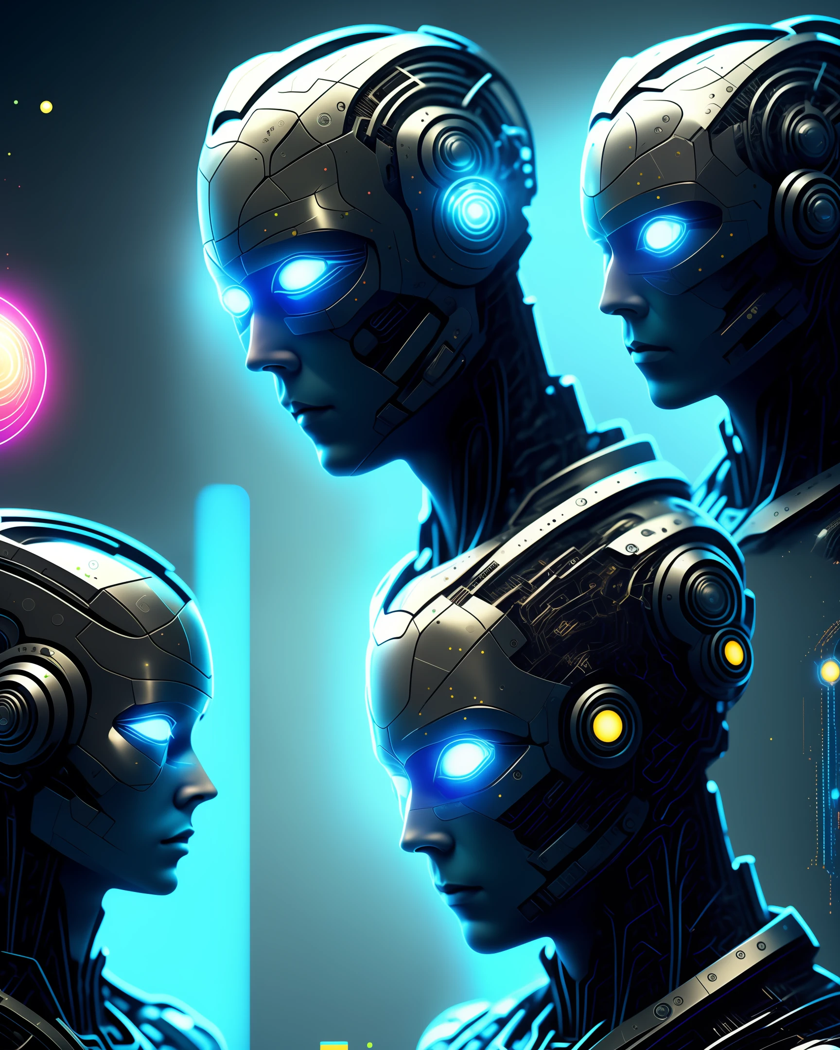 "Imagine a future where AI-powered wearable devices seamlessly integrate with the man body, allowing individuals to enhance their physical and cognitive abilities, and even perceive the world in augmented reality."