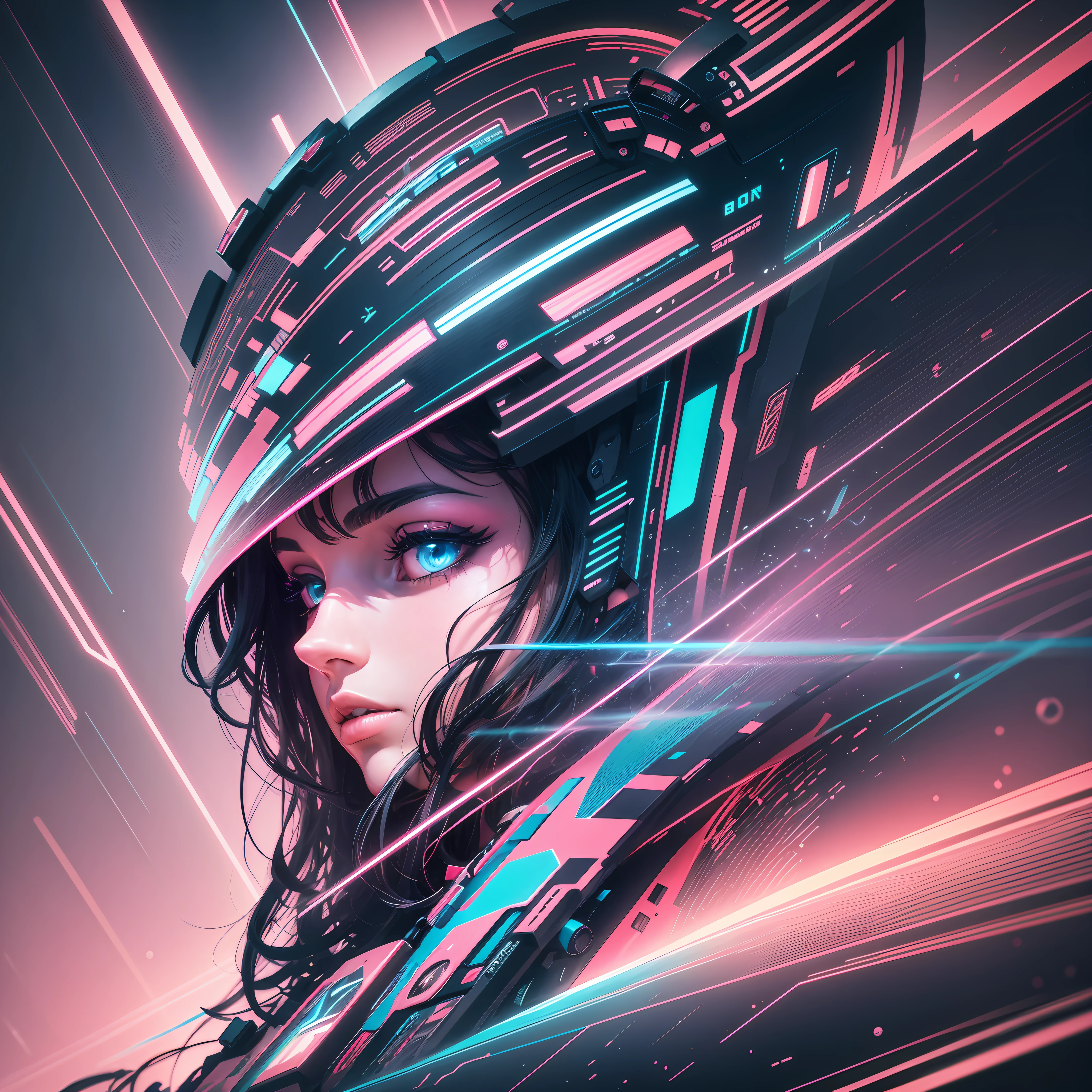 The abstract designs with neon lines are impressive and detailed, creating a creative and modern style. Add an 8k -auto -s2 quality to further enhance your abstract artwork.