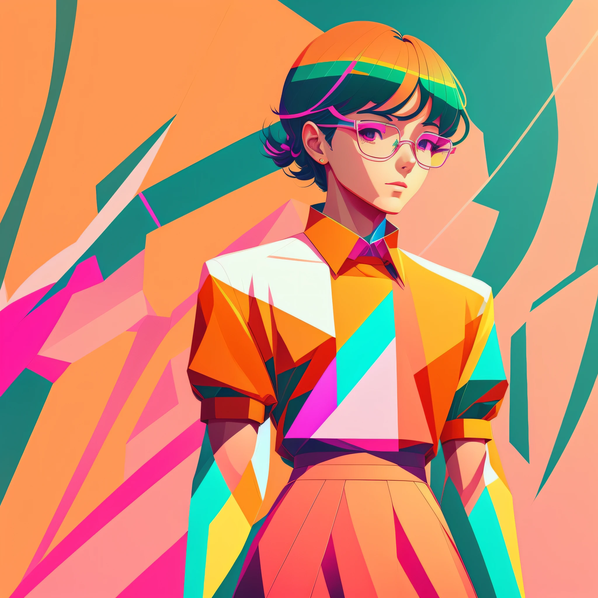 a man, in a dynamic pose wearing a fashionable outfit, designed by Gucci::3, tumblr, inspired by Yanjun Cheng style, digital art, internet girl lofi meme, trend in dezeen, catalog photo, 3 d render beeple, rhads and lois van baarle, cartoon style illustration, bright pastel colors, a beautiful art illustration, retro anime girl --ar 2:3 --q 2
