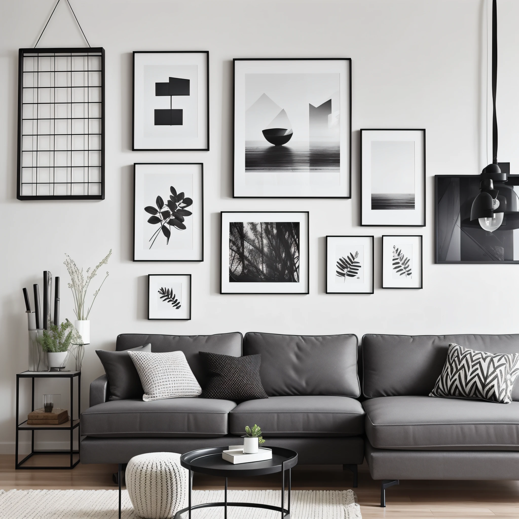 Simple decoration: Industrial-style decoration is usually simple and not fancy, such as black and white photos, iron mesh, screws, etc., showing a simple and practical style.