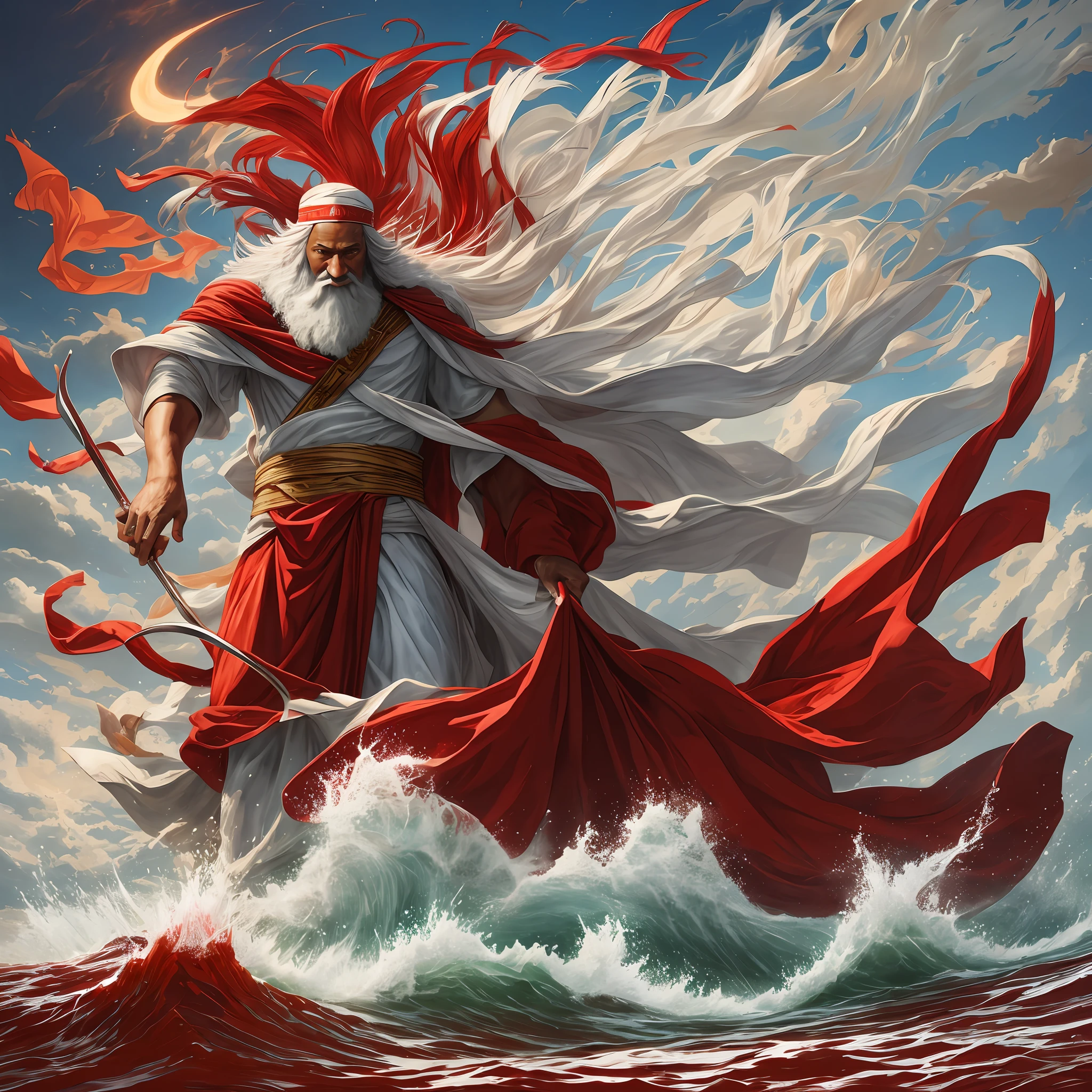 Moses opening the red sea --auto --s2