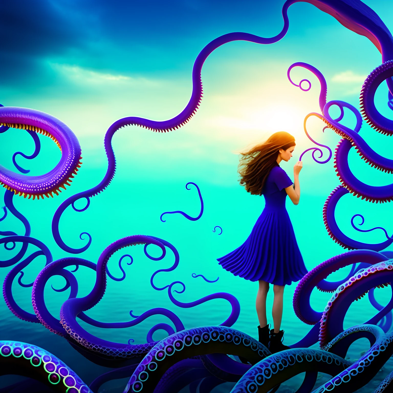 The Girl and the Tentacles