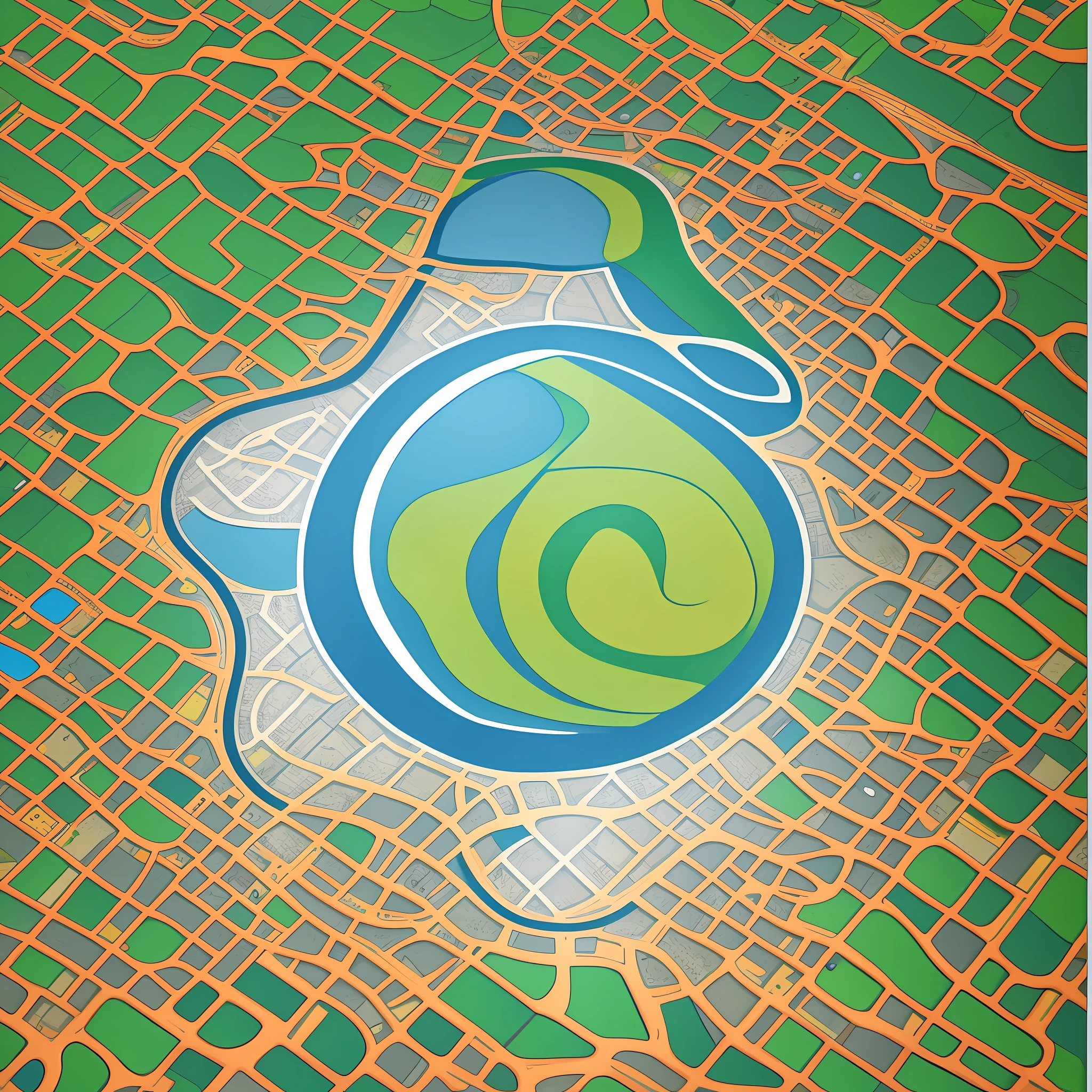 A business logo for a company that uses ARGGIS and QGIS Software --auto --s2