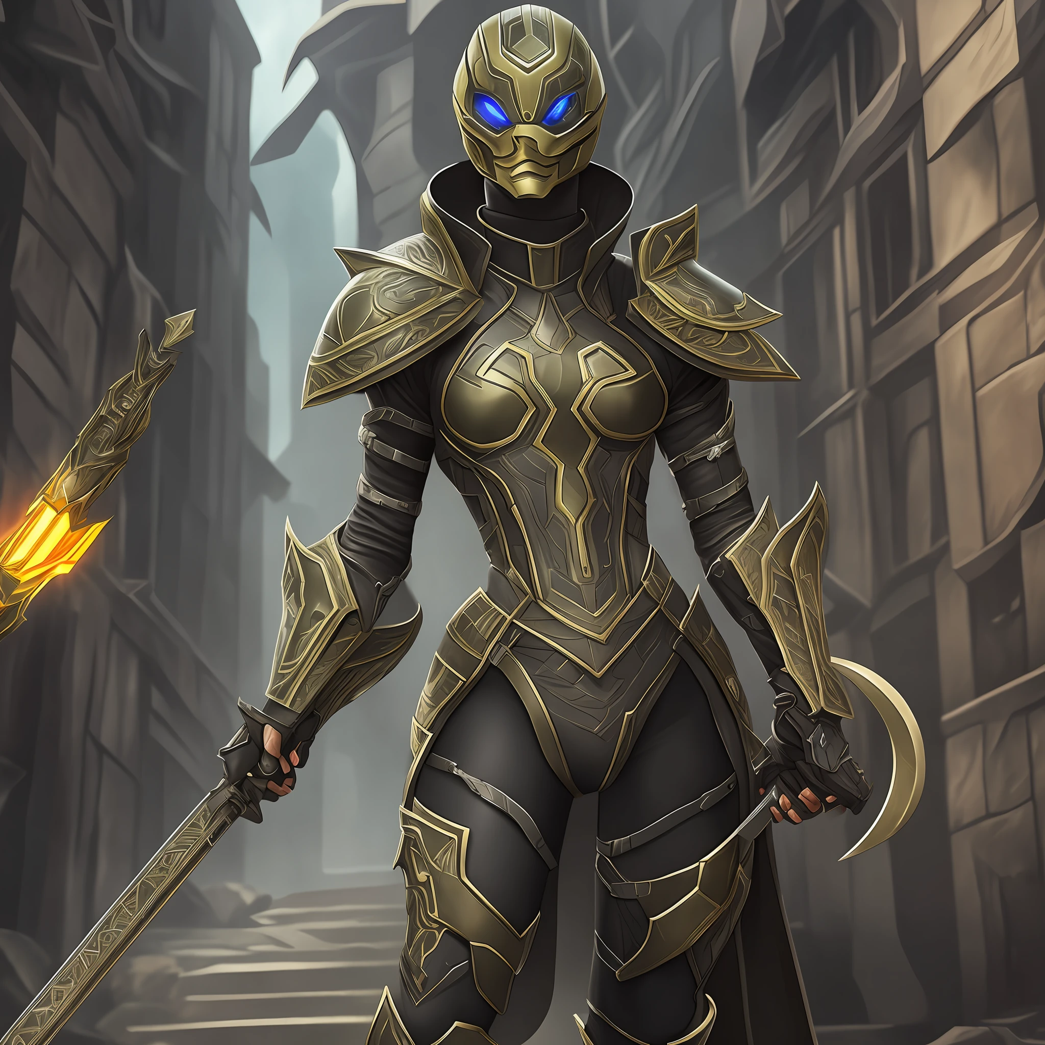 Humanoid viper with armor and weapon --auto --s2