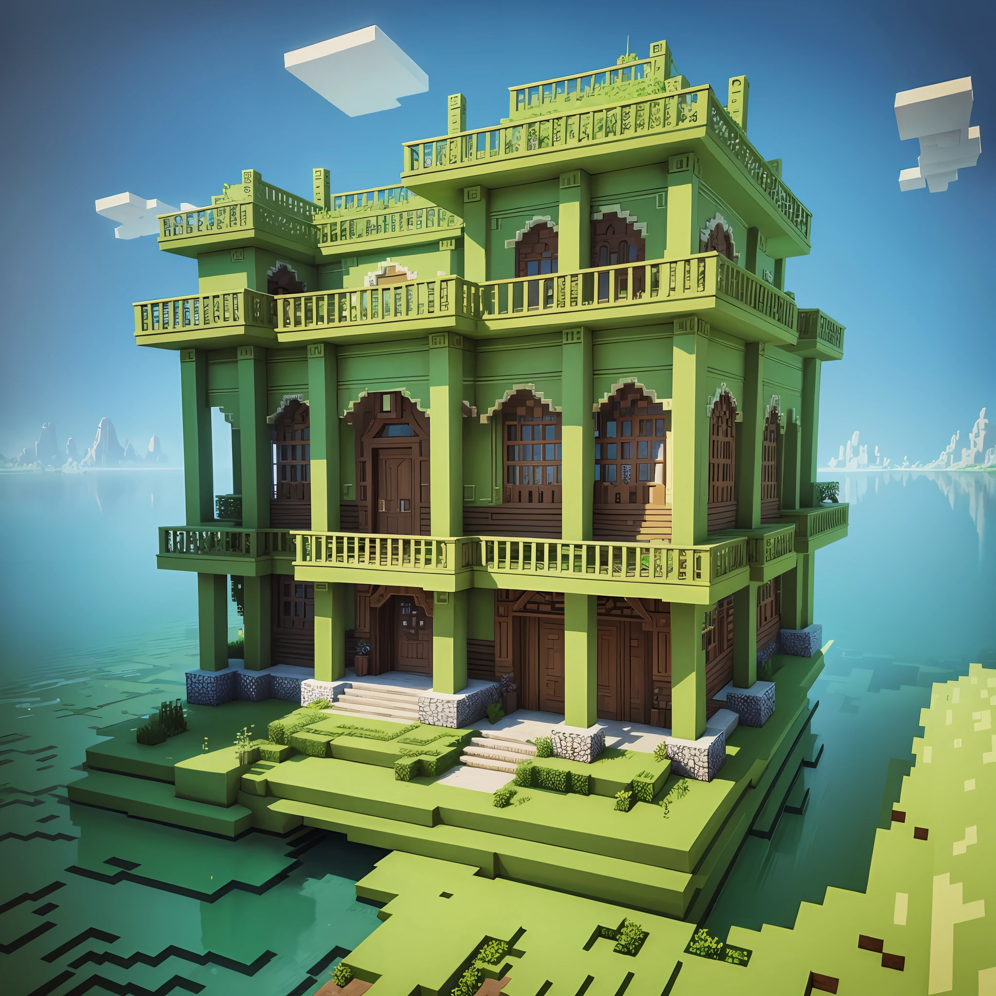 Minecraft Mansion Architecture --auto --s2