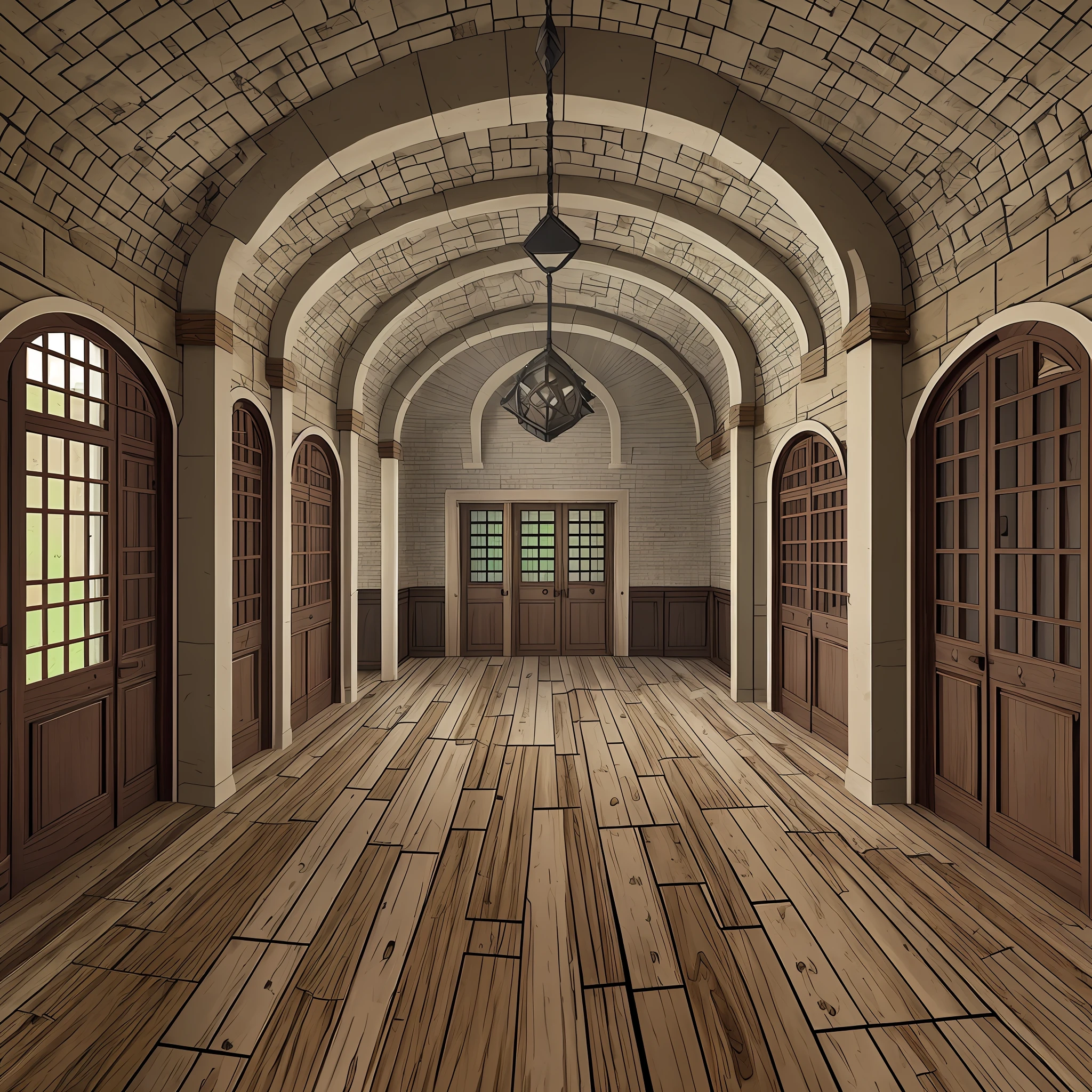 Create RPG battle map in a madhouse, with security rooms, wards for the crazy... --auto --s2