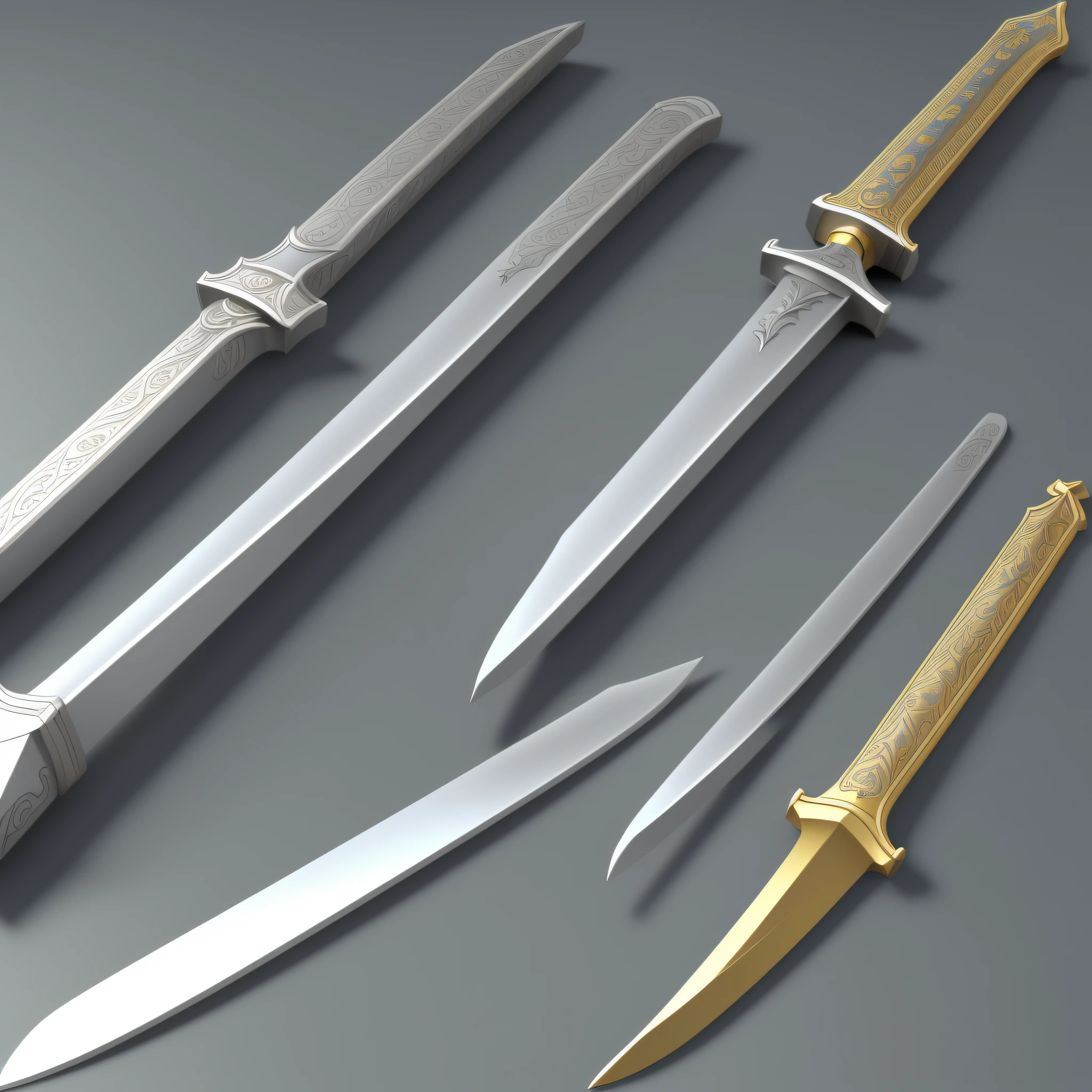 sword, 3d, cartoon ,