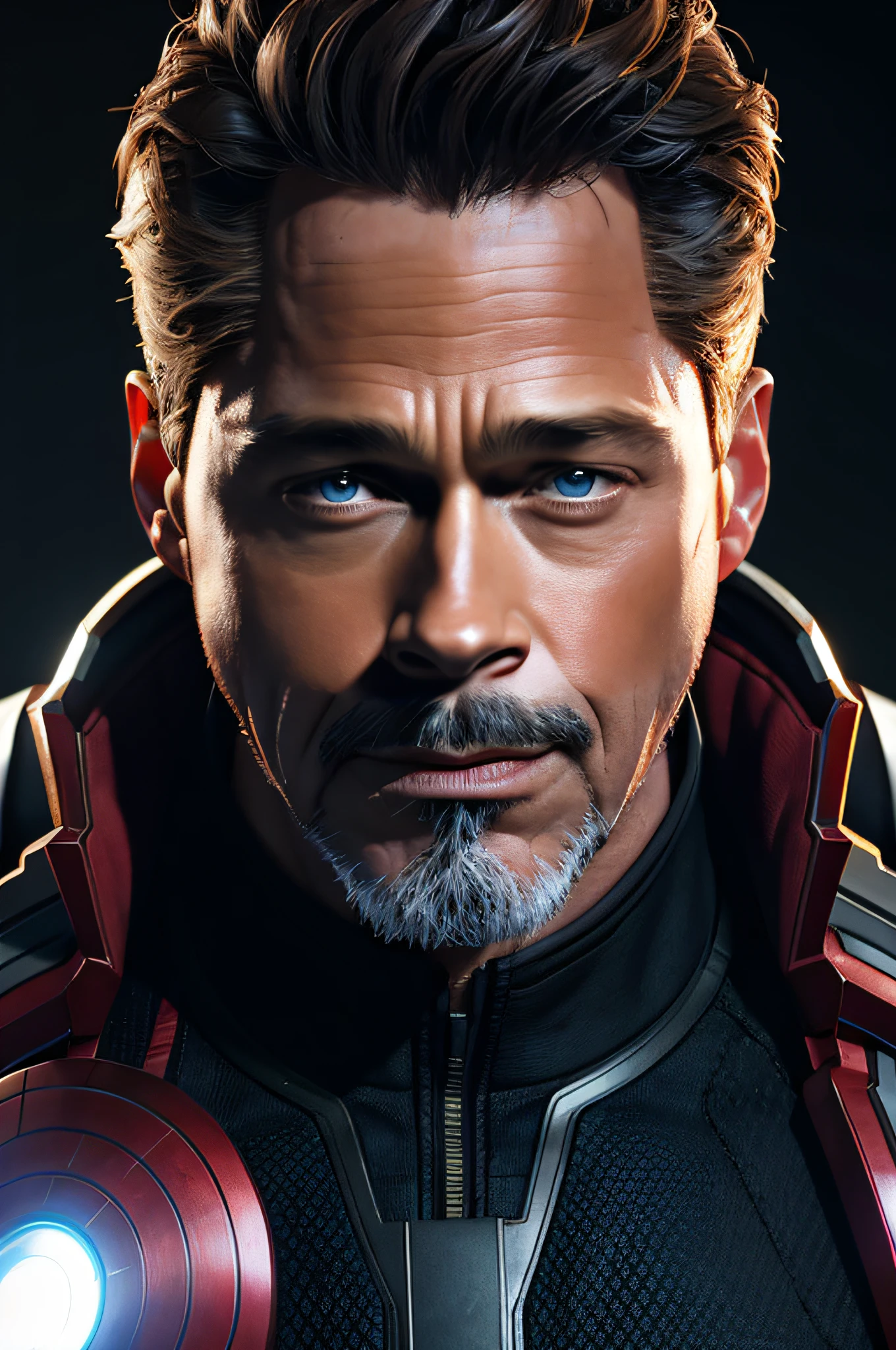 Brad Pitt's face