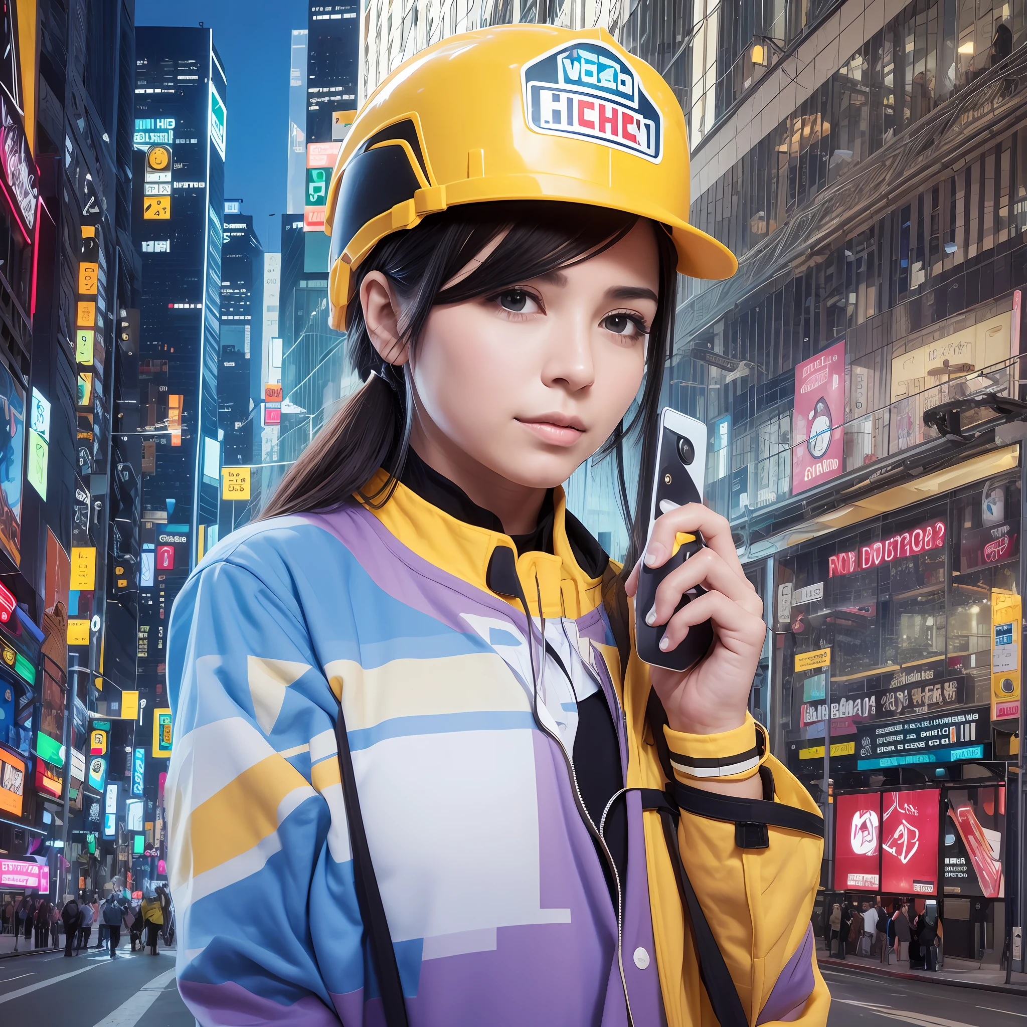 Employee doing checklist with cell phone --auto --s2