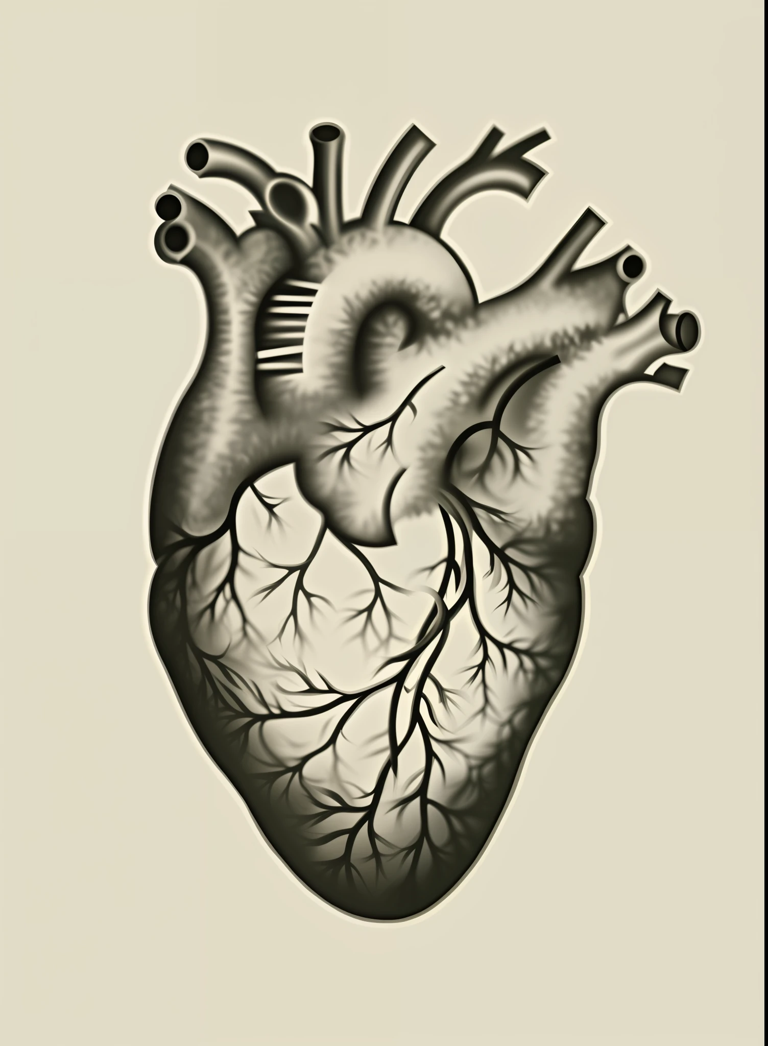 painting of a heart