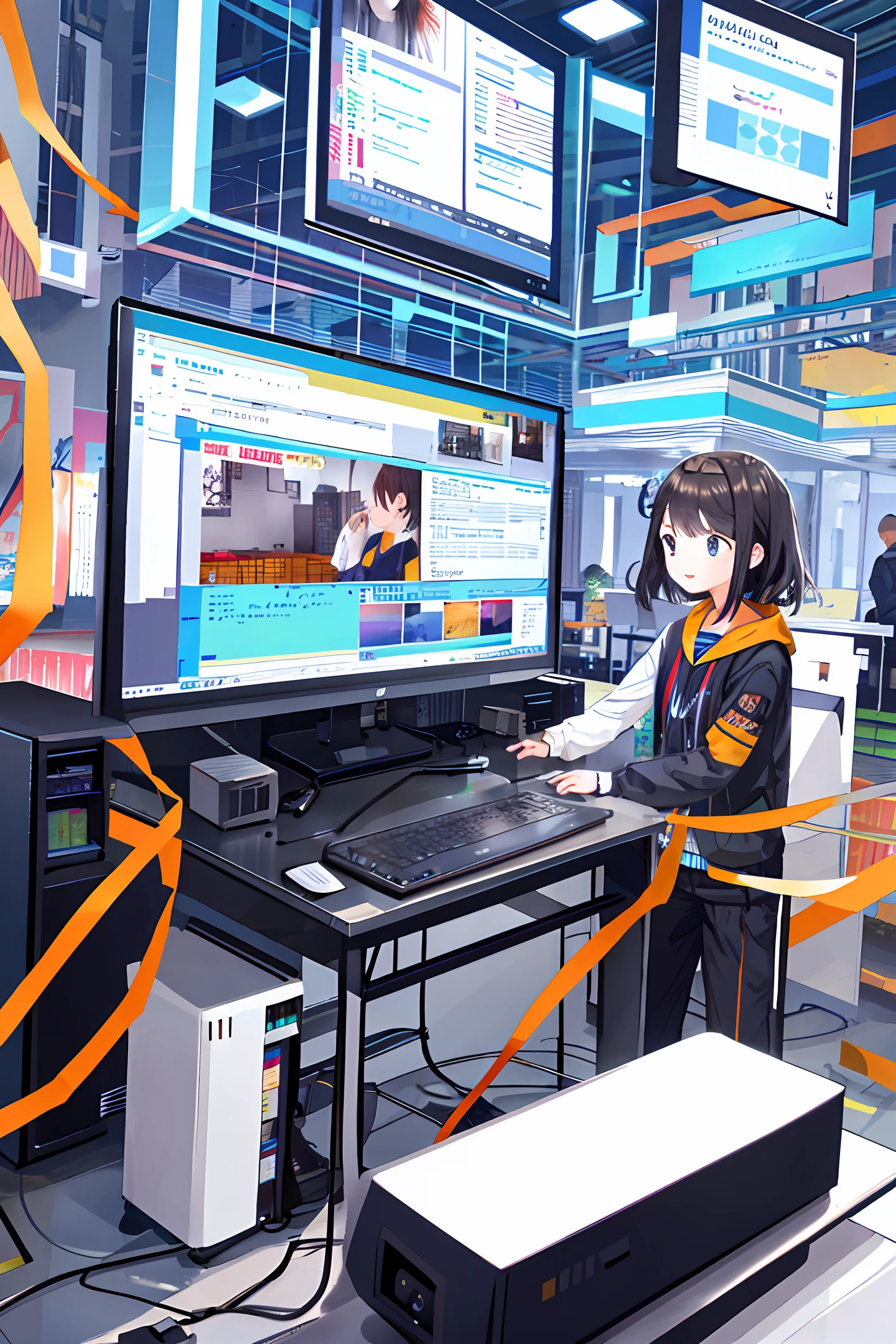 Activate jobs by giving lectures inside a computer
