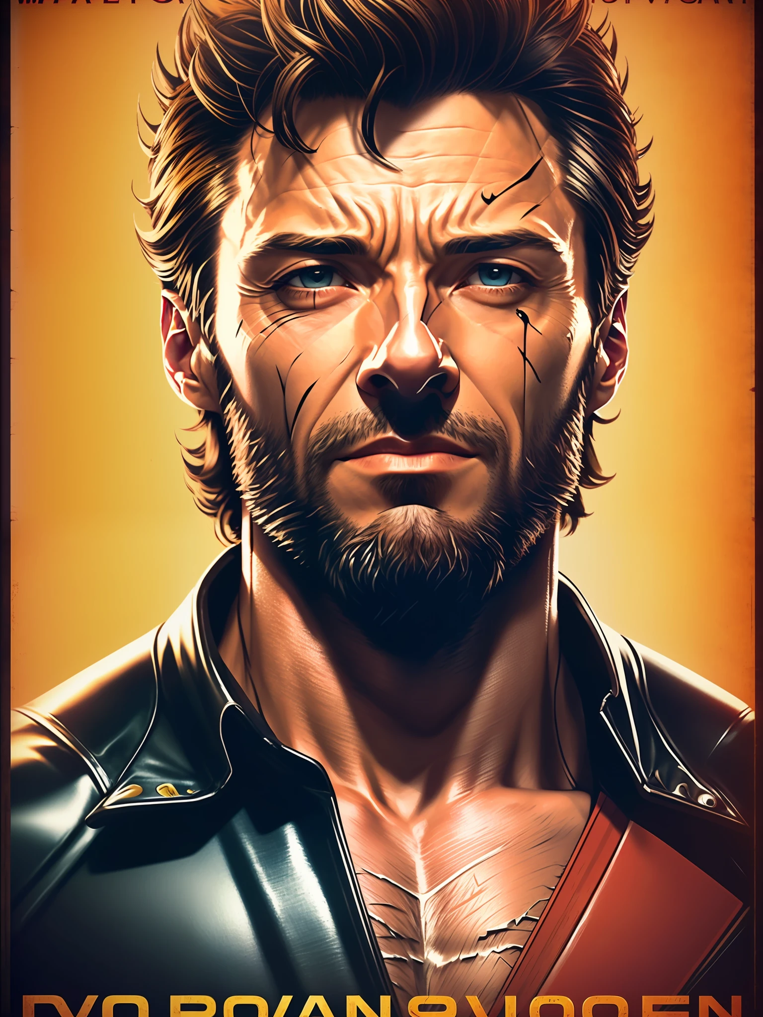 Hugh Jackman as wolverine, vhs effect, (poster:1.6), poster on wall, nostalgia, movie poster, portrait, close up
(skin texture), intricately detailed, fine details, hyperdetailed, raytracing, subsurface scattering, diffused soft lighting, shallow depth of field, by (Oliver Wetter)