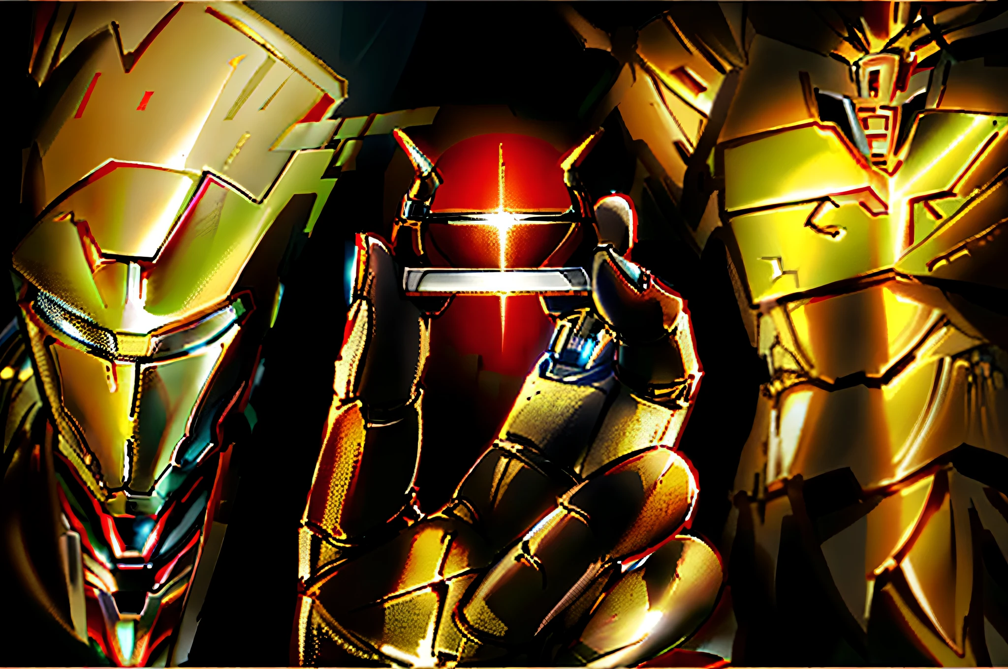 realistic photo, hand of the armor of Iron Man from the Marvel movie sucking, hand color with metallic red armor and some details in gold, armor hand with round flight stabilizer with futuristic details faithful to the movie in the palm of the hand with blue light shining, hand faithful to the armor of the movie Iron Man, City street background with depth.