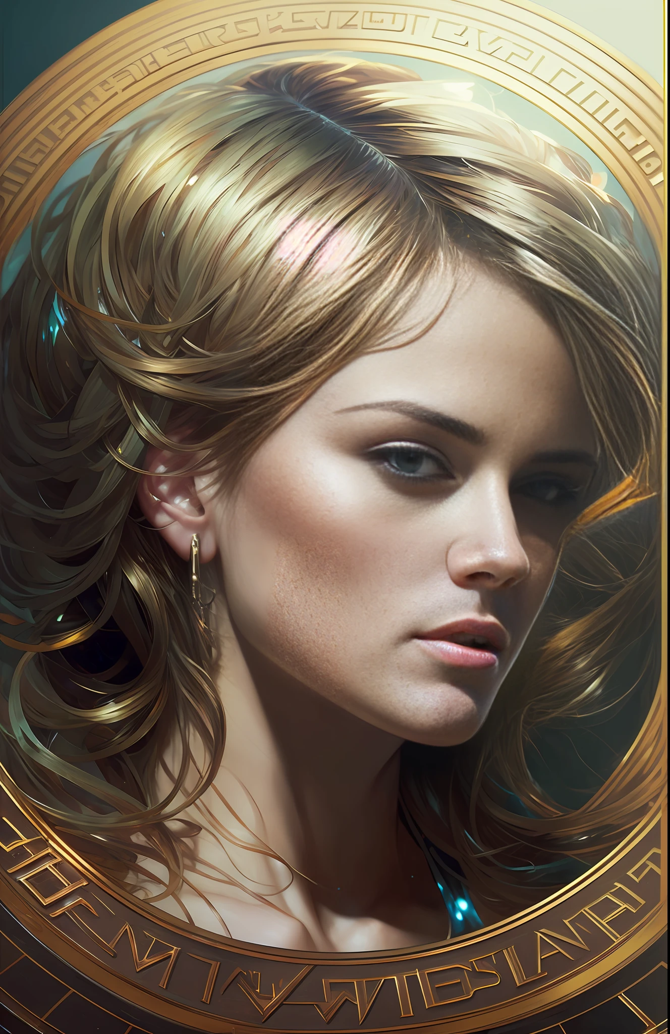 cover, hyperdetailed painting, luminism, Bar lighting, complex, head and shoulders portrait, 4k resolution concept art portrait by Greg Rutkowski, Artgerm, WLOP, Alphonse Mucha