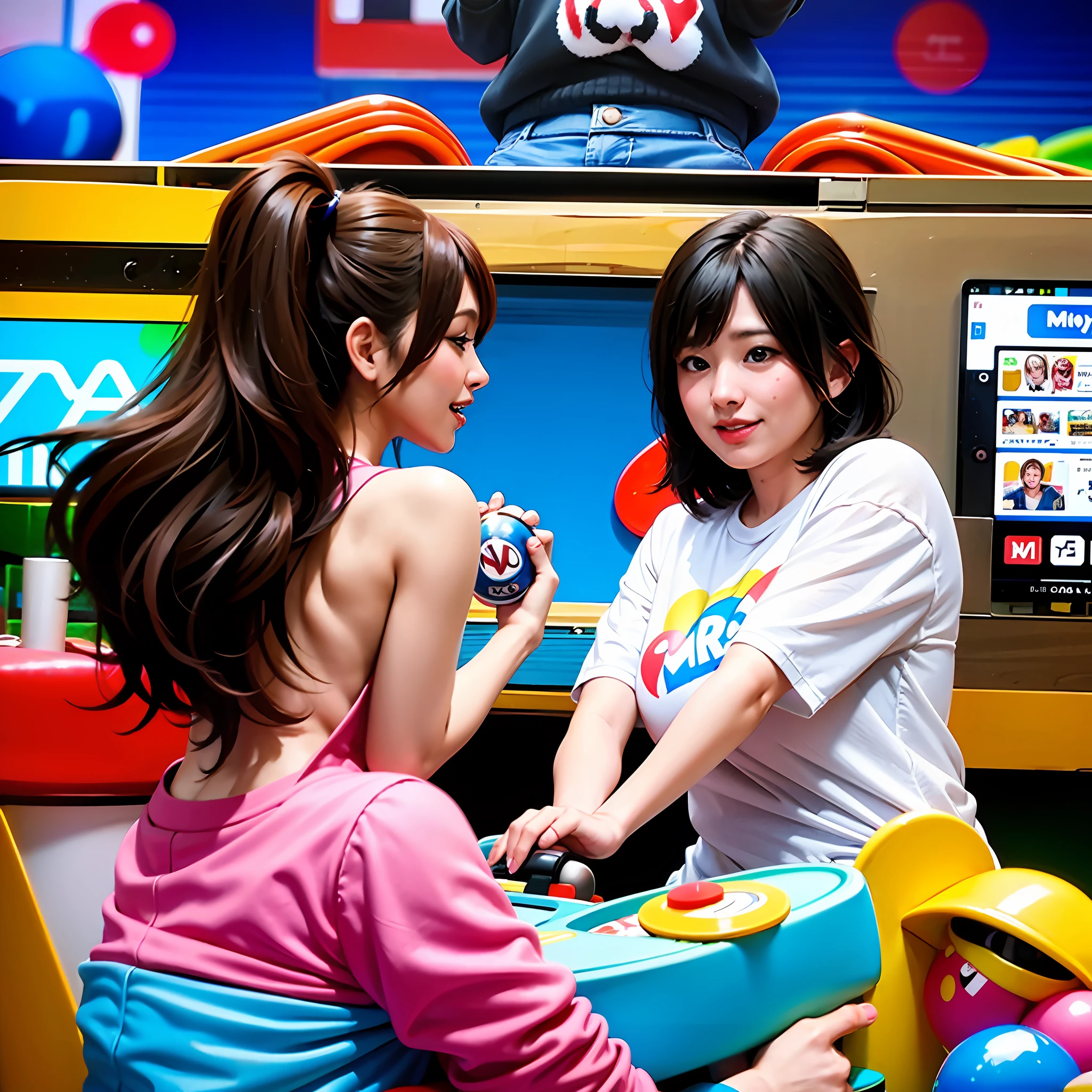 Big Girls Playing Mario Kart 8DX