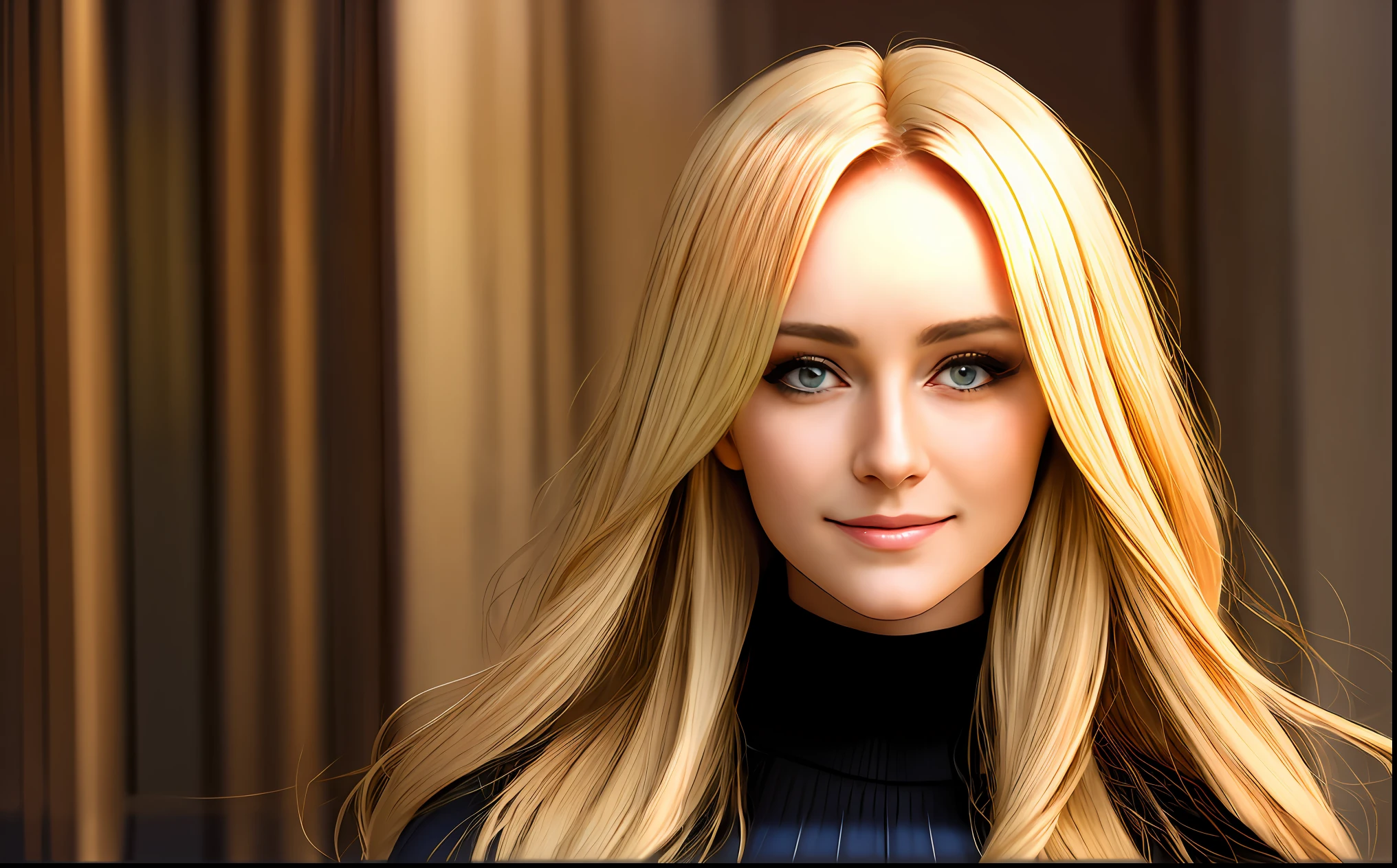 blond woman with long hair and blue eyes posing for a picture, sleek blond hair, photorealistic beautiful face, long blonde hair and large eyes, a girl with blonde hair, realistic beautiful face, blonde woman, blonde hair and large eyes, beautiful realistic face, digital art of an elegant, long blonde hair and big eyes, young blonde woman, blonde and attractive features