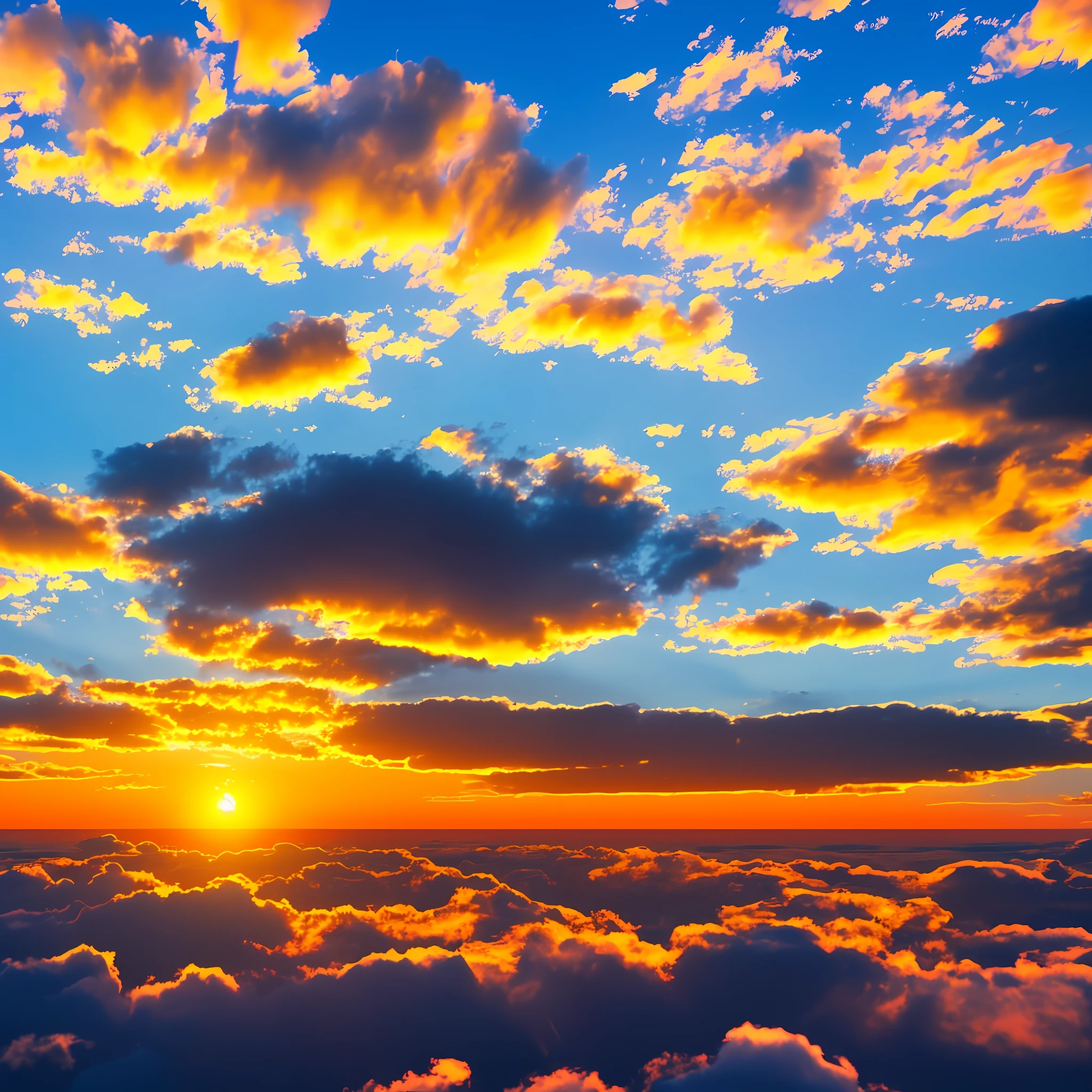 Sun sky cloud dawn 3d.... 4k