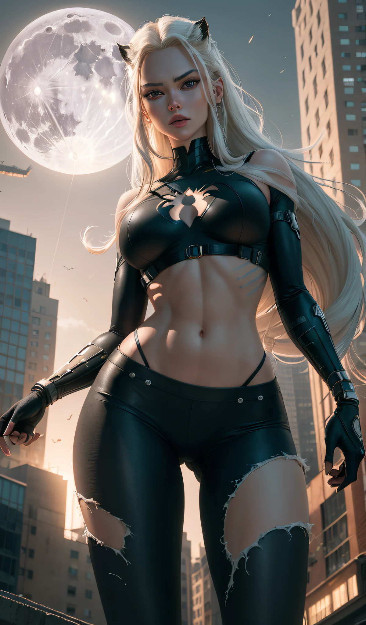 (Masterpiece, 4k resolution, ultra-realistic, very detailed), (White superhero theme, charismatic, there's a girl on top of town, wearing ({semi-transparent sexy costumes}) [ (20 years), (long white hair:1.2), full body, (blue eyes:1.2), ((Black Widow pose),show of strength, jumping from one building to another), ((sandy urban environment):0.8)| (cityscape, at night, dynamic lights), (full moon))] # Explanation: The Prompt mainly describes a 4K painting of ultra-high definition, very realistic, very detailed. It shows a superheroine at the top of the city, wearing a Spider-Man costume. The theme in the painting is a white superhero theme, the female protagonist has long white hair, is 25 years old and her entire body is shown in the painting. In terms of portraying the actions of superheroines, spiders are employed,Sfw, moaning in pain, feeling pain, tears flowing, crying in pain, crop top, ripped jeans, sfw, sleeping beauty lying on her back, wet skin and hair, hard breasts, dark blonde hair, long straight hair, European youth, perfect body, open (perfect body, little ke), fashion photorealism,  high definition sysie details, (((from below))), photography, sharpness, single 850 4, koda850 k portrait camera, f1.6 lens, rich color, hyper-realistic texture, spectacular light texture, surreal art, Cinestil 800 fashion engine, grimaces of pain, (hyperrealistic), (illustration), (high resolution), (8K), (extremely detailed), (best illustration), (beautiful detailed eyes), (best quality), (super detailed), (masterpiece), (wallpaper),  solo, (dynamic pose), (illustration), (high resolution), (8K), (extremely detailed), (best illustration), (beautiful detailed eyes), (best quality), (super detailed), (masterpiece), (wallpaper), (camel fingers) (no panties), (no bra) (open legs)