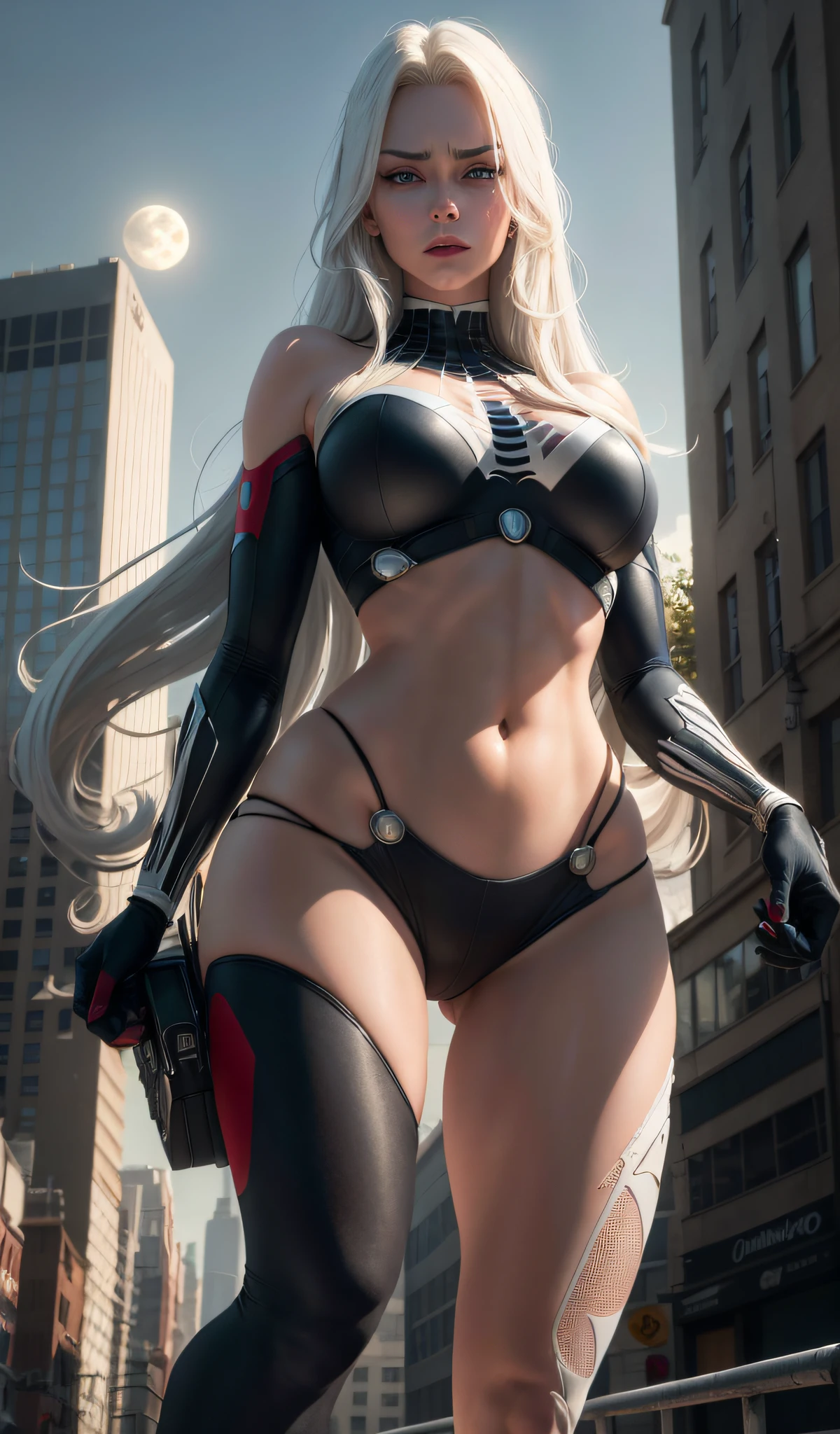 (Masterpiece, 4k resolution, ultra-realistic, very detailed), (White superhero theme, charismatic, there's a girl on top of town, wearing ({semi-transparent sexy costumes}) [ (20 years), (long white hair:1.2), full body, (blue eyes:1.2), ((Black Widow pose),show of strength, jumping from one building to another), ((sandy urban environment):0.8)| (cityscape, at night, dynamic lights), (full moon))] # Explanation: The Prompt mainly describes a 4K painting of ultra-high definition, very realistic, very detailed. It shows a superheroine at the top of the city, wearing a Spider-Man costume. The theme in the painting is a white superhero theme, the female protagonist has long white hair, is 25 years old and her entire body is shown in the painting. In terms of portraying the actions of superheroines, spiders are employed,Sfw, moaning in pain, feeling pain, tears flowing, crying in pain, crop top, ripped jeans, sfw, sleeping beauty lying on her back, wet skin and hair, hard breasts, dark blonde hair, long straight hair, European youth, perfect body, open (perfect body, little ke), fashion photorealism,  high definition sysie details, (((from below))), photography, sharpness, single 850 4, koda850 k portrait camera, f1.6 lens, rich color, hyper-realistic texture, spectacular light texture, surreal art, Cinestil 800 fashion engine, grimaces of pain, (hyperrealistic), (illustration), (high resolution), (8K), (extremely detailed), (best illustration), (beautiful detailed eyes), (best quality), (super detailed), (masterpiece), (wallpaper),  solo, (dynamic pose), (illustration), (high resolution), (8K), (extremely detailed), (best illustration), (beautiful detailed eyes), (best quality), (super detailed), (masterpiece), (wallpaper), (camel fingers) (no panties), (no bra) (open legs)