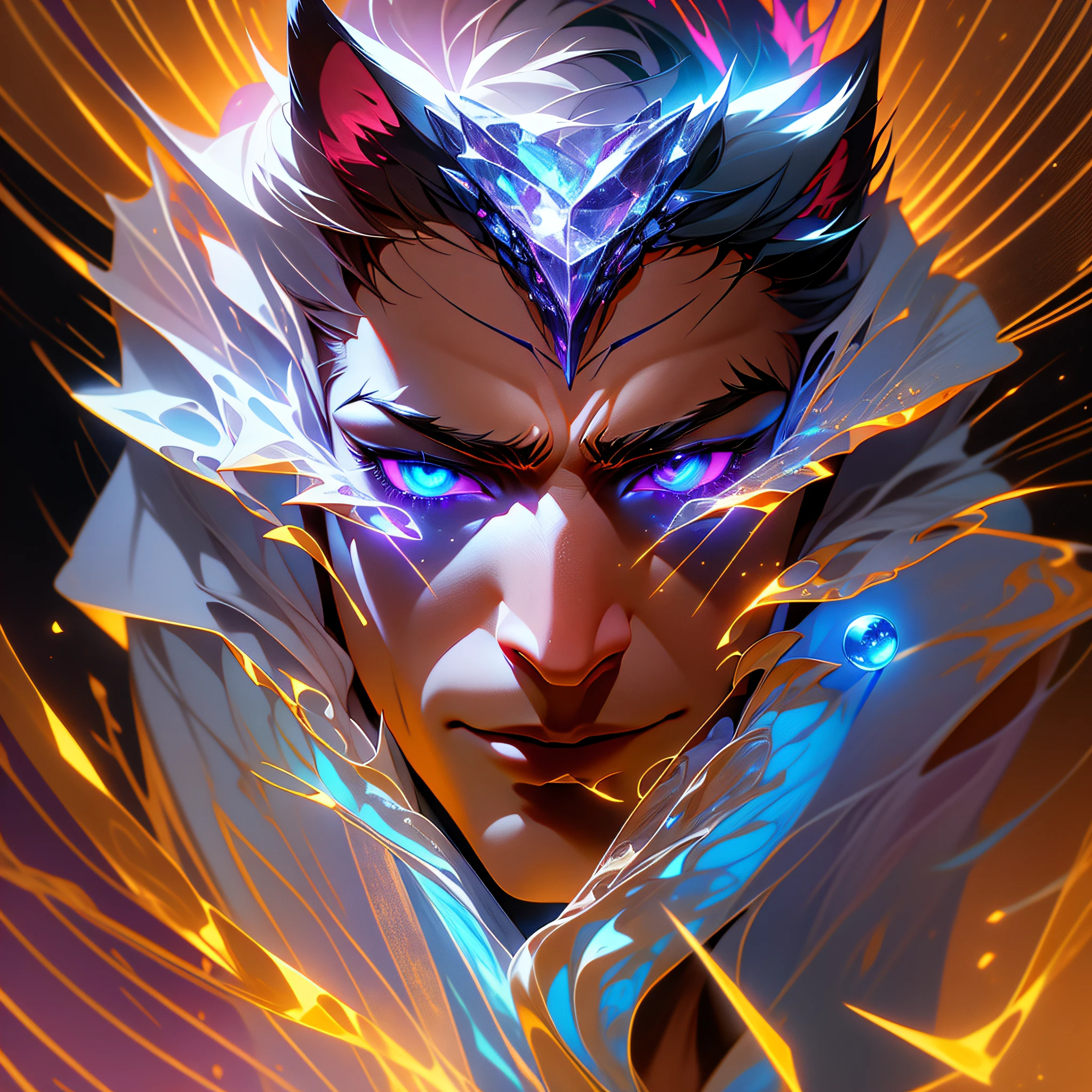 cosmic wolf, bad boy style, cinematic, masterpiece, detailed