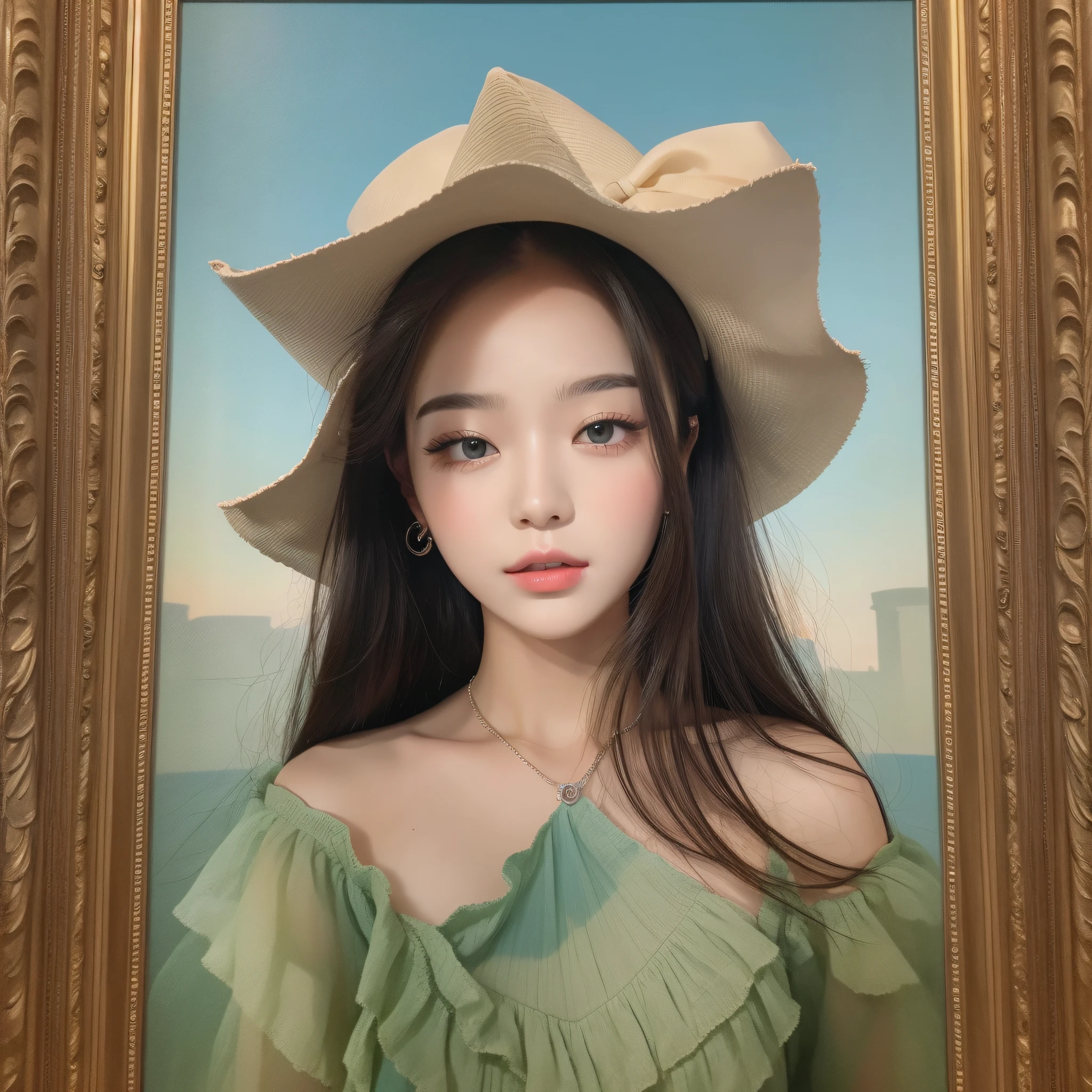 (masterpiece, best quality),looking at the viewer, kor_mixed 1girl