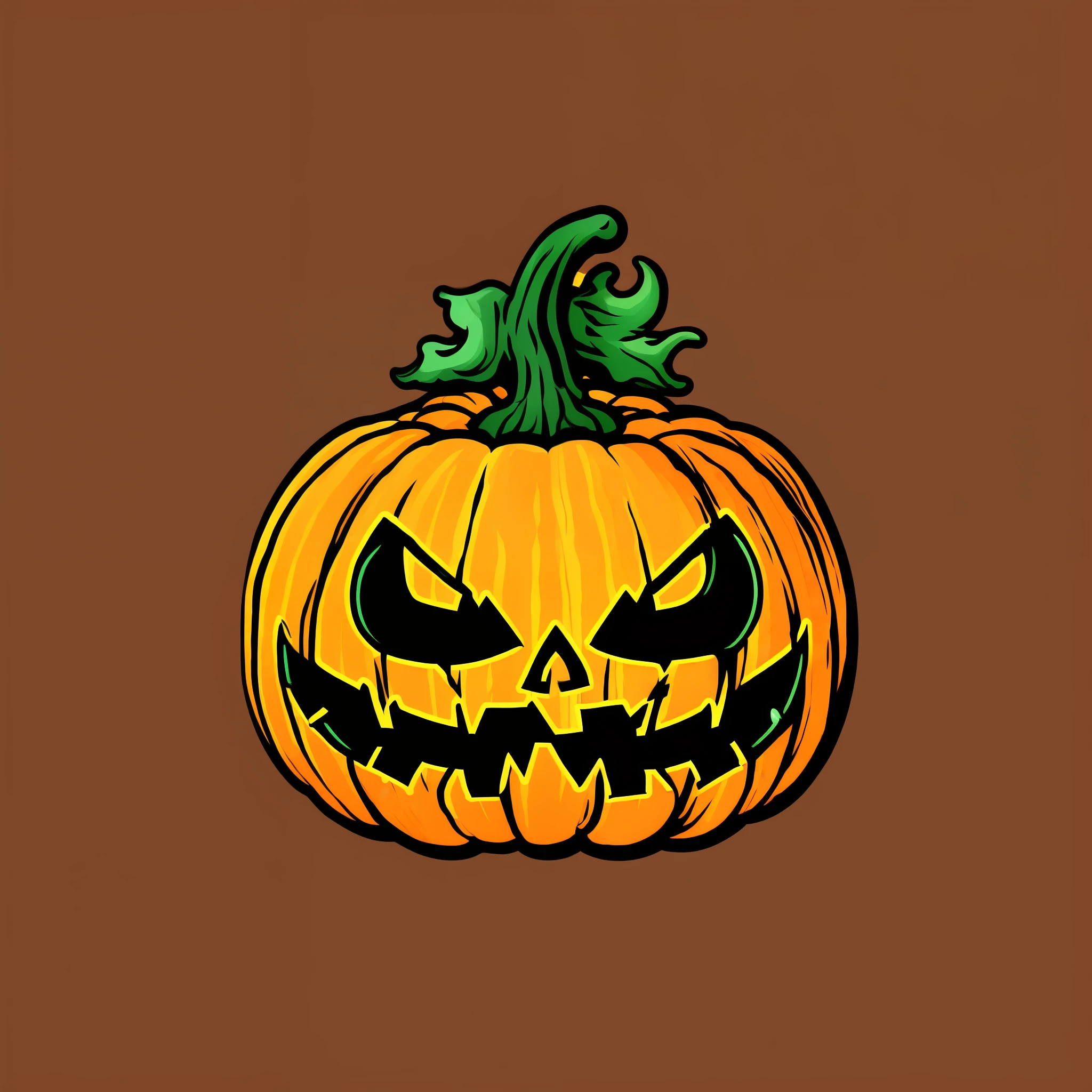 ((Best Quality)), ((Masterpiece)), (Detail: 1.4), High Quality T-Shirt Stickers, (Halloween, Scary), A Pumpkin Head, Halloween, Horror, Darkness, Ghost,