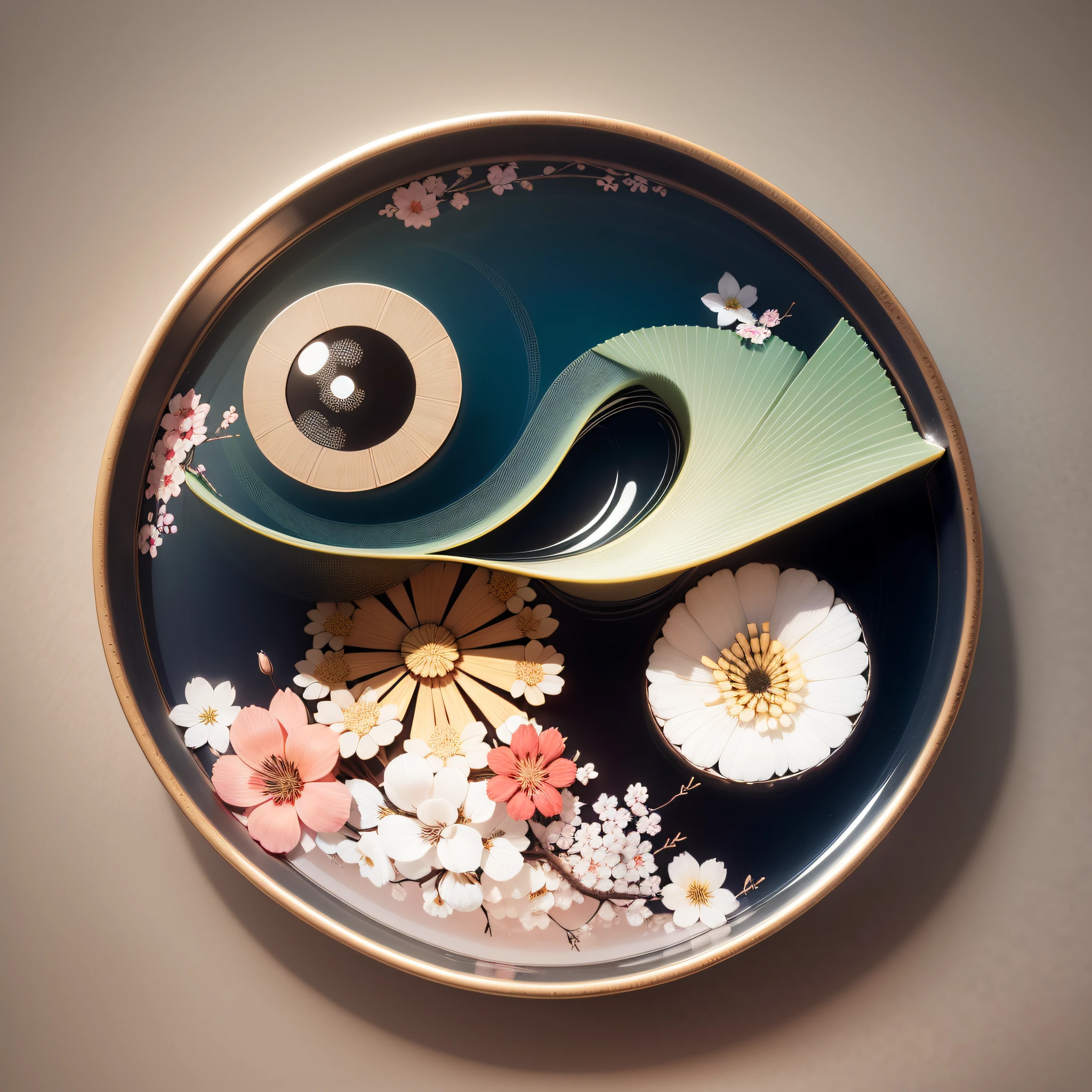 Japanese, Circle, Delicate, Excellent, Simple, Flat, Bright, Vivid --auto --s2