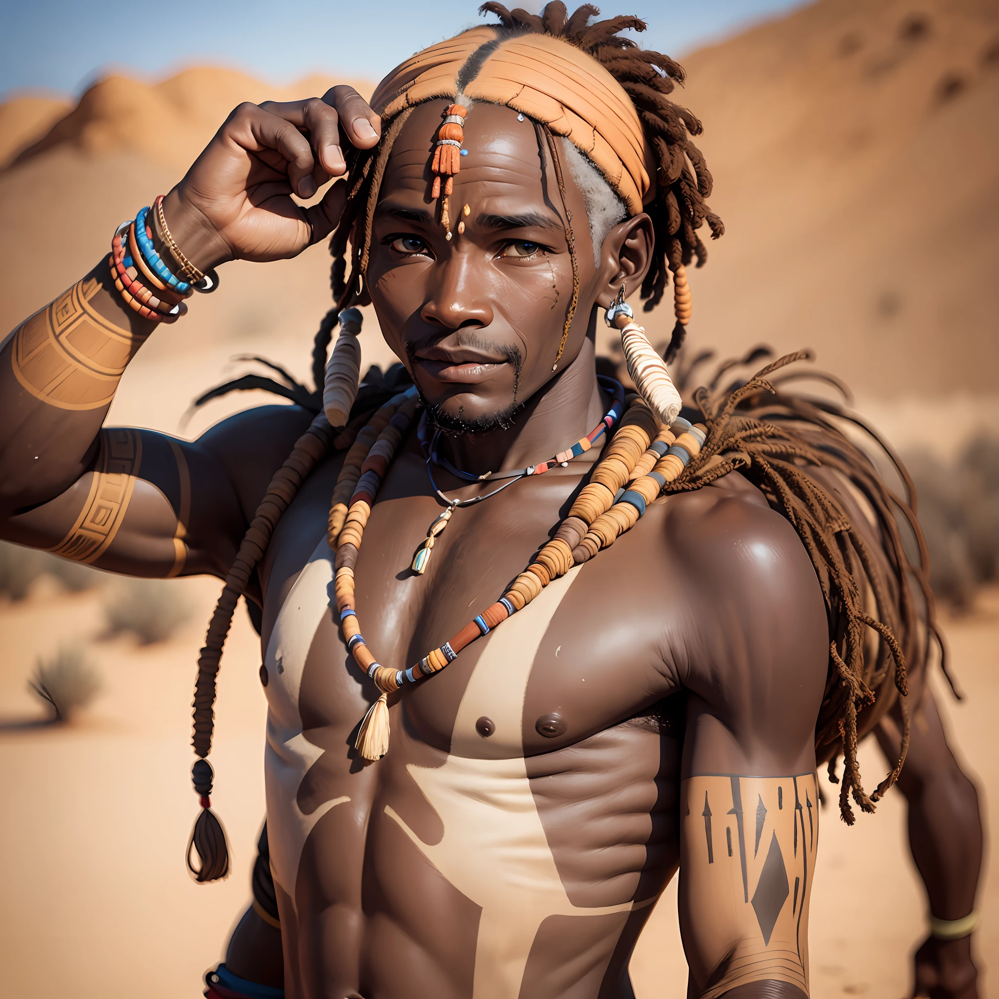 A man from the Himba tribe in Namibia --auto --s2