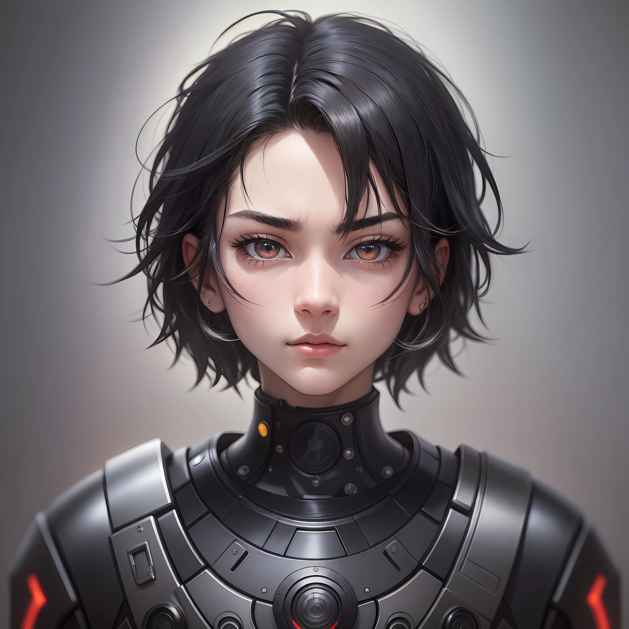 undercut, black hair, gray hair, black hair, black hair, black hair, gray hair, multicolored eyes, shadow, loneliness, depression, anime style, god ray, vignetting, speed line, wide angle lens, sony fe gm, anatomically correct, textured skin, ccurate, masterpiece, high quality, high detail, super detail, award-winning, best quality, high resolution, 4K ,1boy --auto --s2