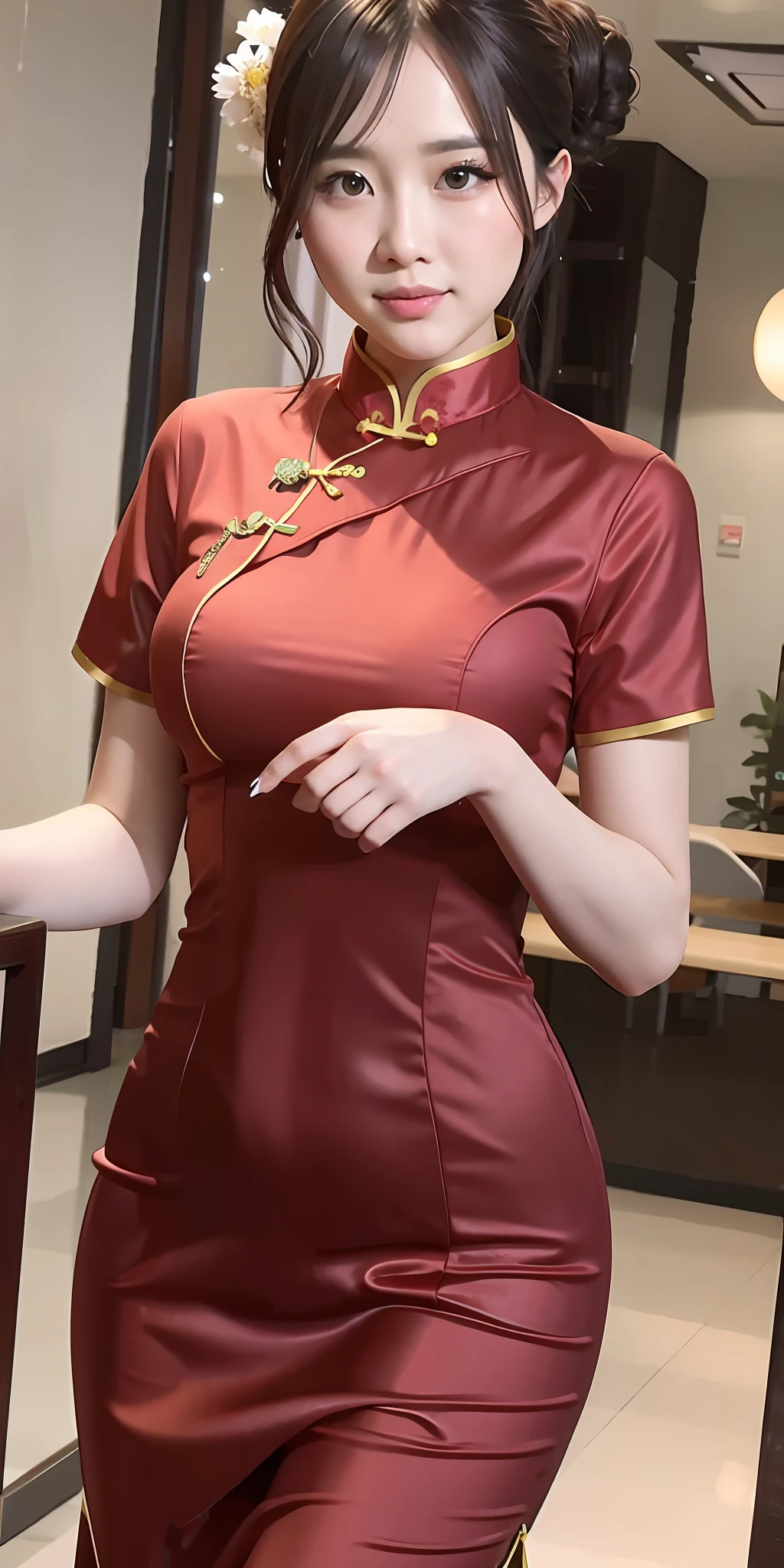 Chinese cheongsam beauty