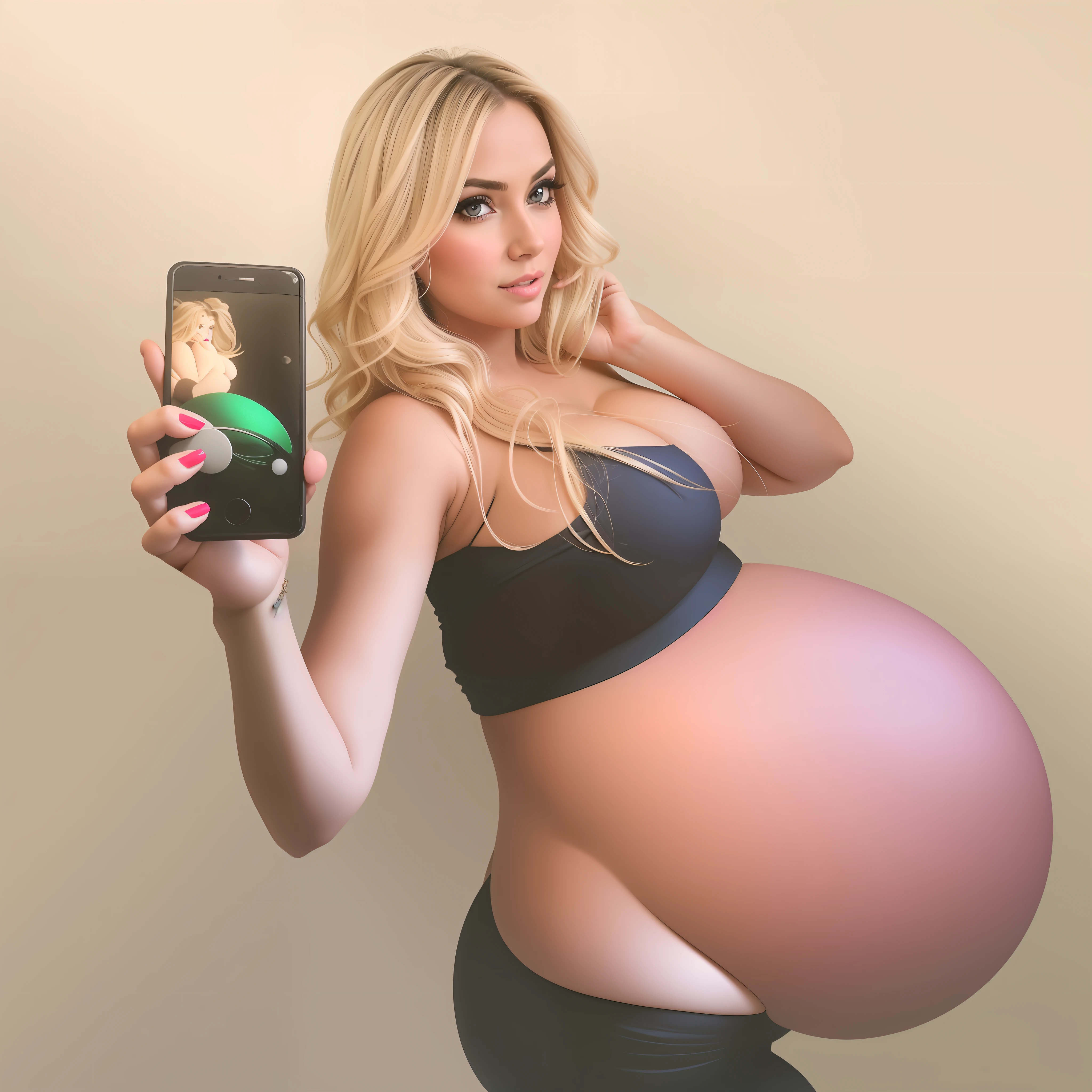 beautiful pregnant woman, beautiful busty woman, amazing stunningly beautiful, most beautiful women ever, enormous natural breasts, voluptuous, deep cleavage, beautiful busty model, sexy, enormous massive huge big boobs, gorgeous face, bright big eyes, sexy makeup, wavy hair