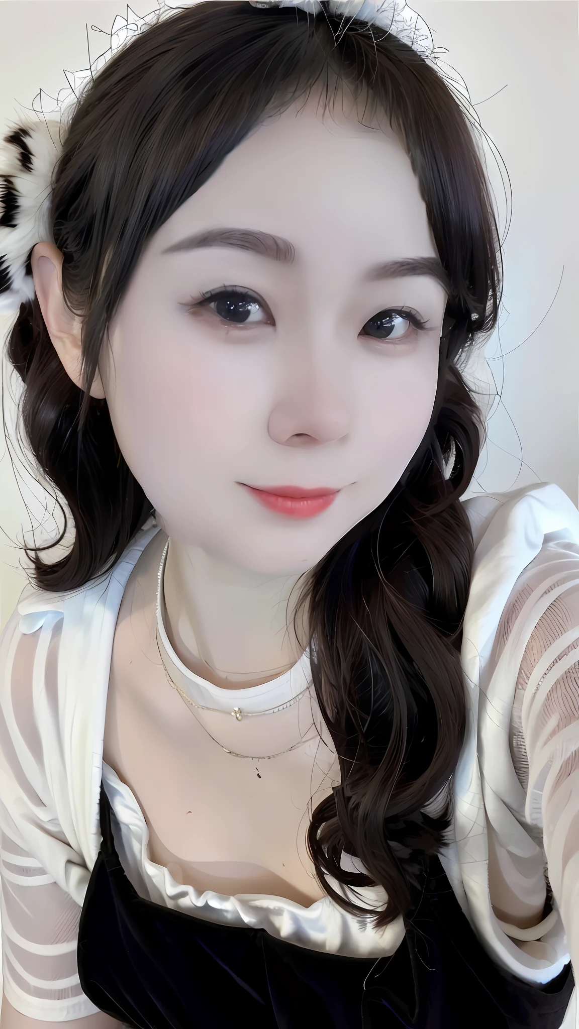 ((Midnight, Best quality, 8k, Masterpiece :1.3)), Whole body, Long legs, Sharp focus :1.2, A pretty woman with perfect figure :1.4, Slender abs :1.1, ((Dark brown hair, Big breasts :1.2)), (White tight tshirt, Jean bib, Standing:1.2), ((Night city view, Rooftop:1.3)), Highly detailed face and skin texture, Detailed eyes, Double eyelid