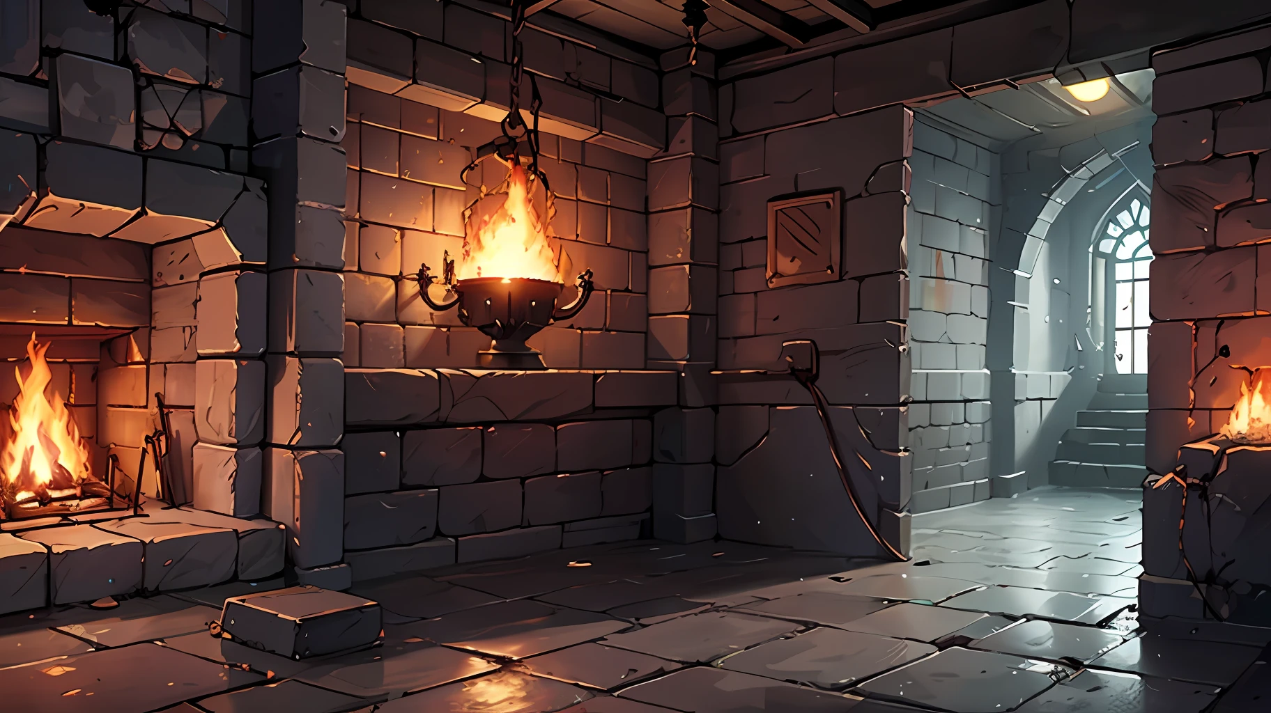Dungeon on fire