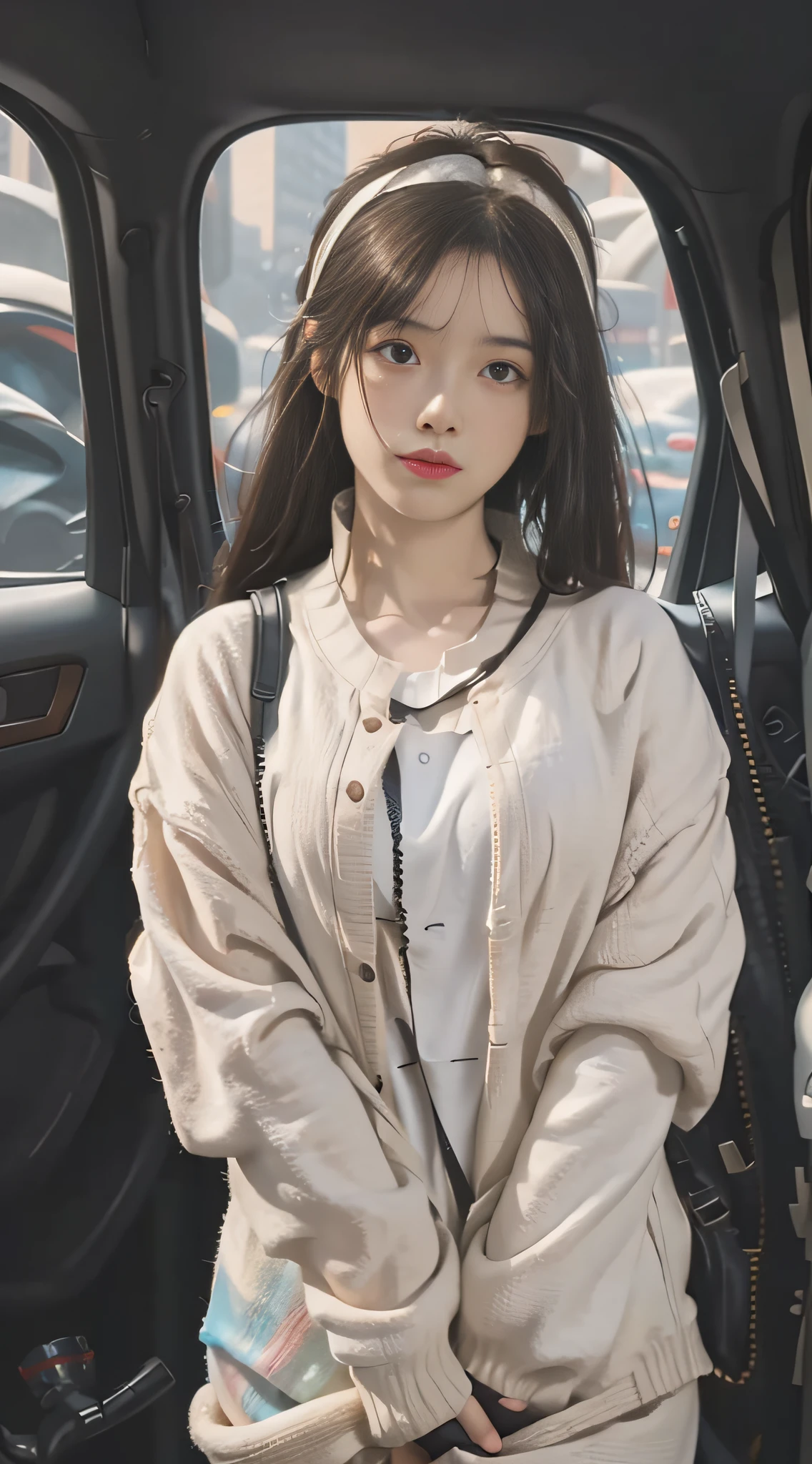 (Best Quality), ((Masterpiece)), (Detail: 1.4), 3D, 1 Girl, Fantasy & Sci-Fi Elements, HDR (High Dynamic Range), Ray Tracing, NVIDIA RTX, Super-Resolution, Unreal 5, Subsurface Scattering, PBR Textures, Post-processing, Anisotropic Filtering, Depth of Field, Maximum Sharpness and Sharpness, Multi-layer Textures, Albedo and Highlight Maps, Surface Shading, Accurate simulation of light-material interactions, perfect proportions, Octane Render, two-color light, large aperture, low ISO, white balance, rule of thirds, 8K RAW,