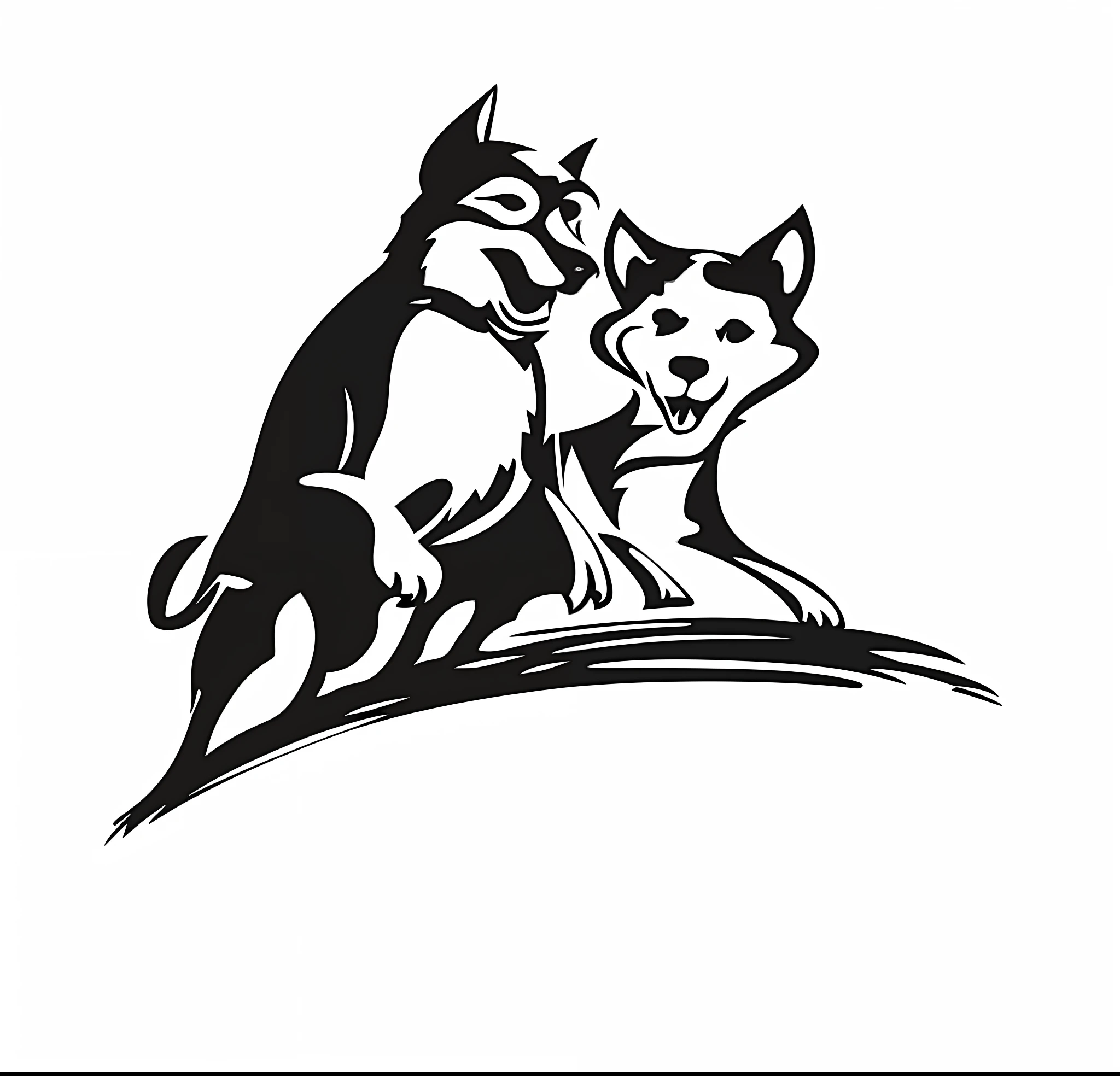 Create a new LOGO on the basis of the existing LOGO and maintain the main style of the original LOGO; The original LOGO is not refined enough, the lines are too messy and complex and need to be modified; The design style is traditional and stable, flat, figurative; The color is black and white neutral
