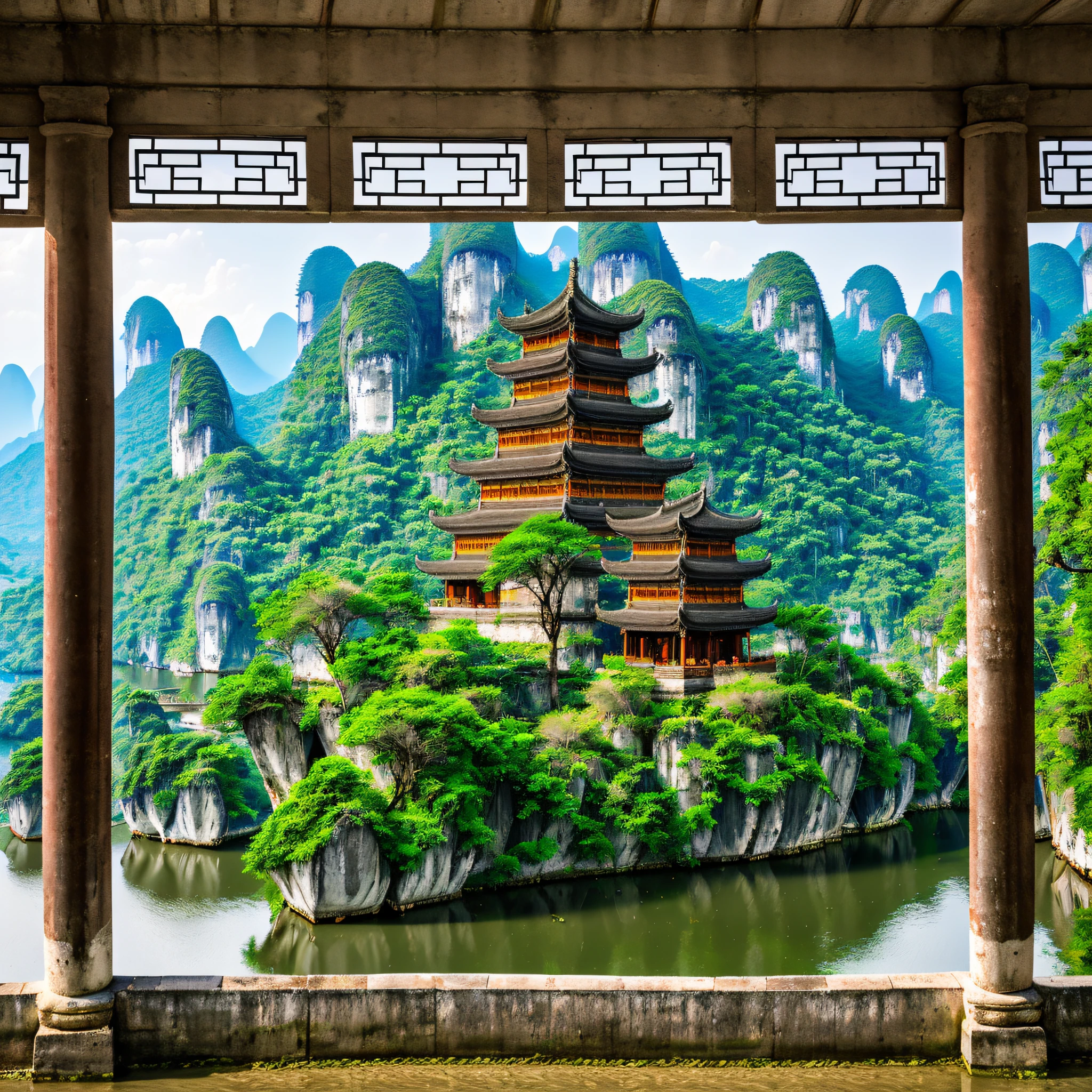 A majestic and magnificent sight in Guangxi --auto --s2