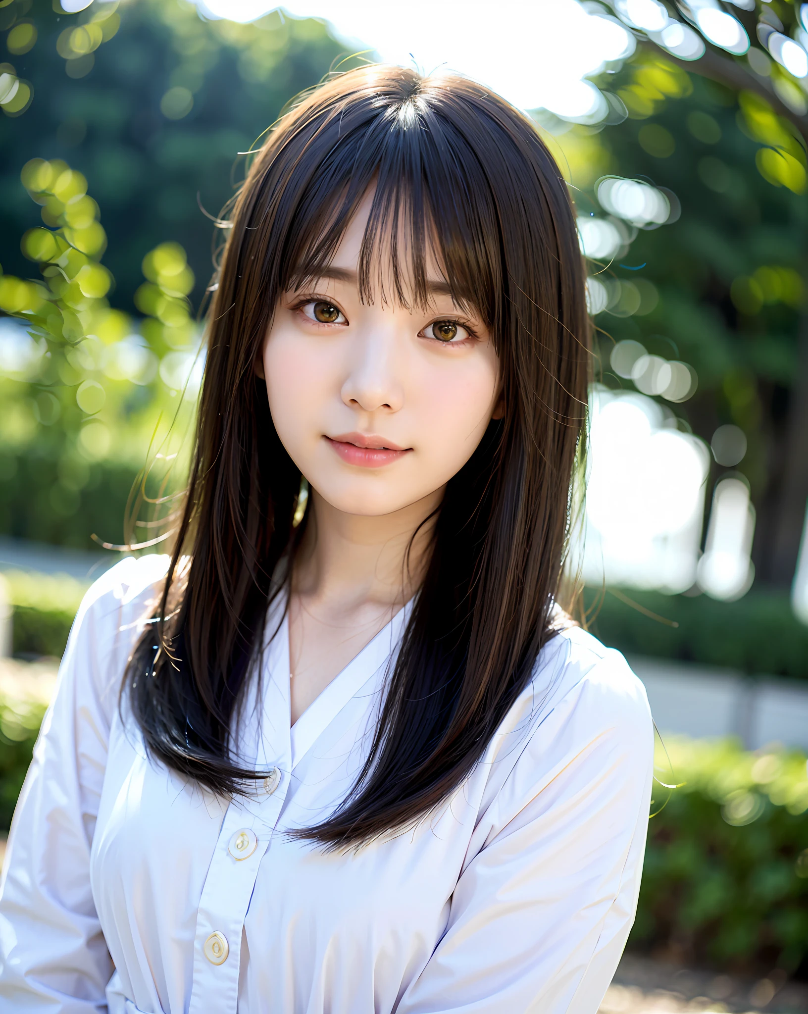 8k, high resolution, woman, (dent in skin), posing in flower garden, asian woman in uniform, beautiful schoolgirl, Japan uniform, young gravure idol, beautiful Japan girl face, best quality, photorealistic, 8k, high resolution, girl, single person, woman, (dent in skin), (big breasts), (professional lighting, bokeh), (portrait: 0.6), gorgeous, bloom, ( Floating Hair), (Light Particles, Lens Flare, Luminous Particles: 0.6), (Dynamic Pause: 1.2), Soft Lighting,