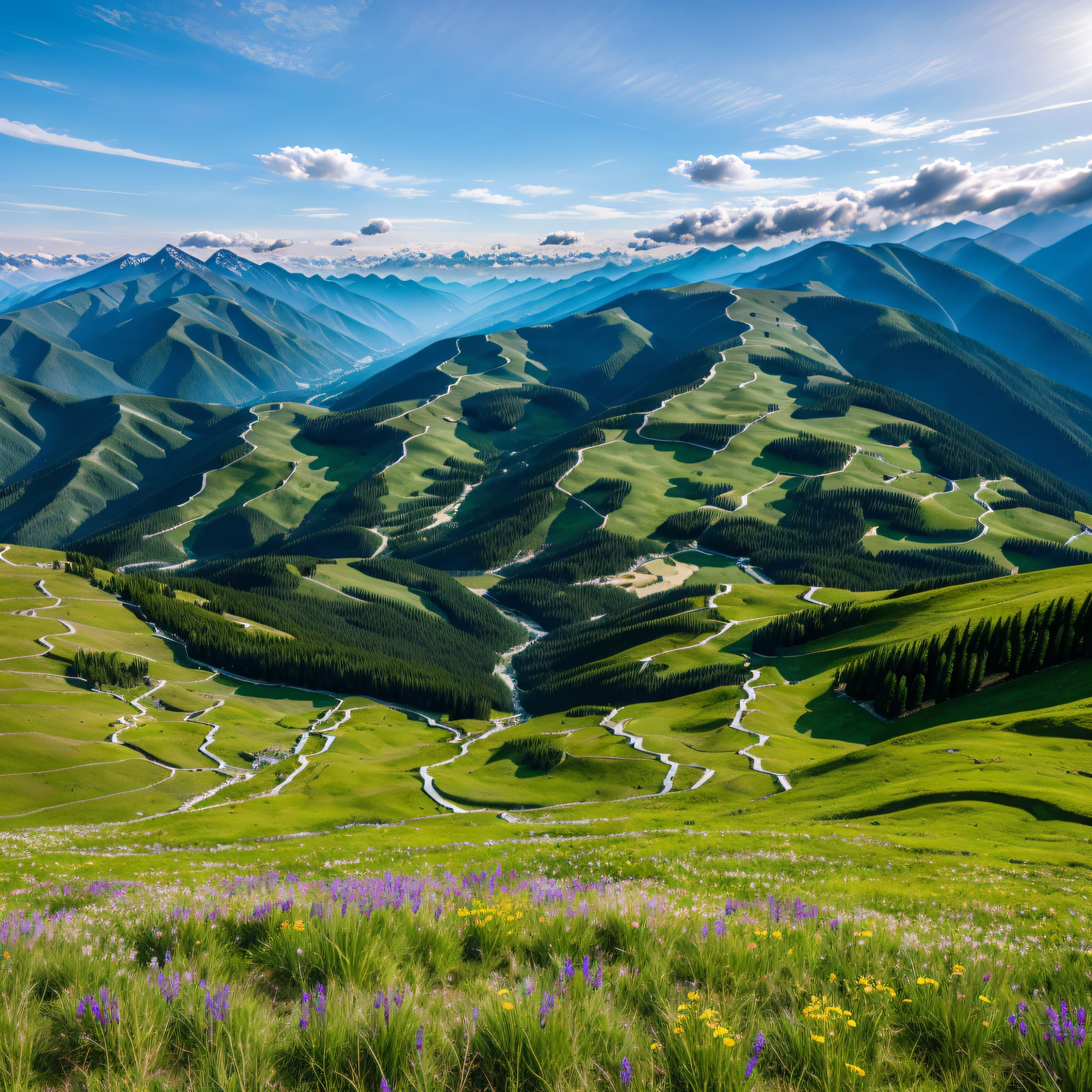 Huanjiang Chaoge alpine 10,000 acres of meadow --auto --s2