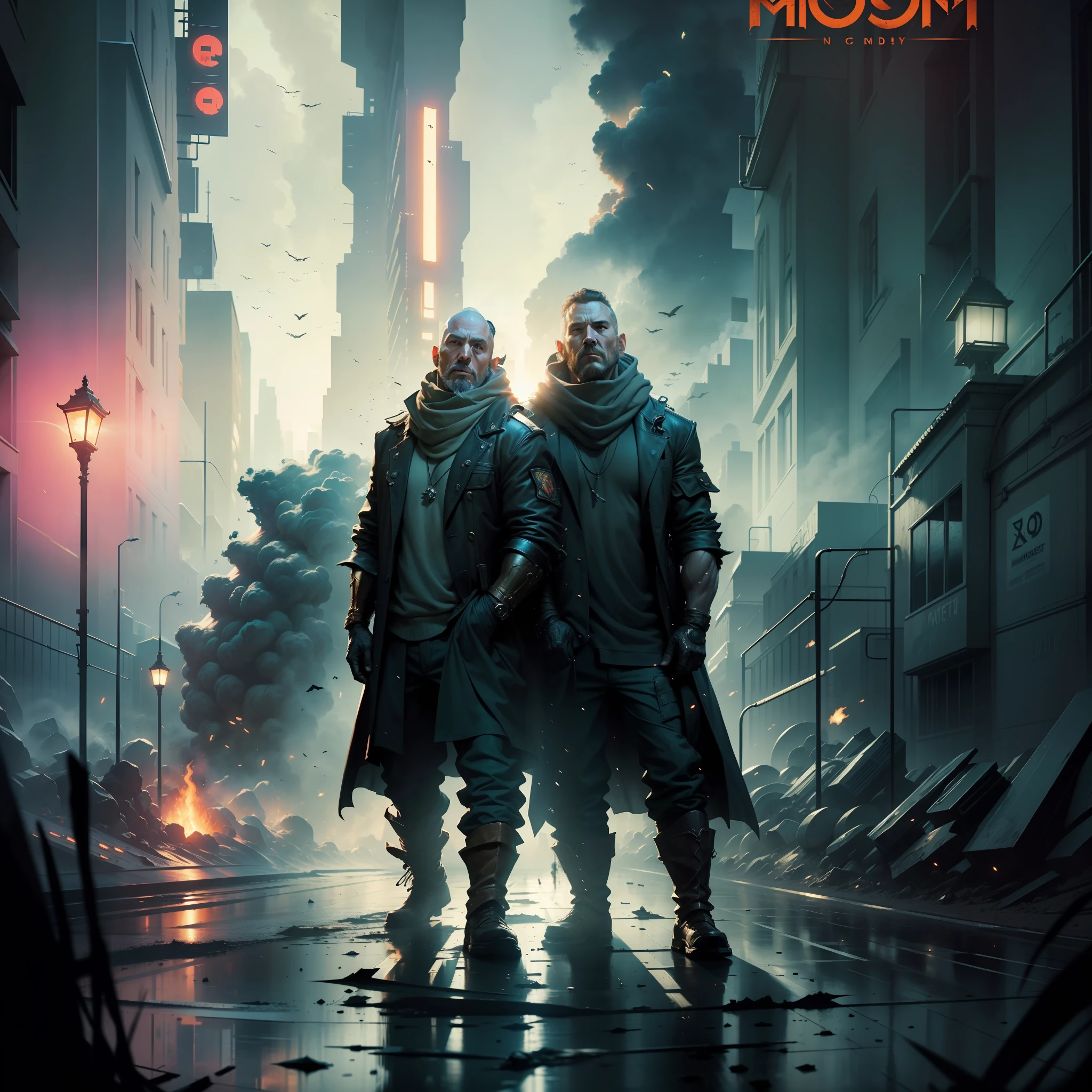masterpiece, best quality,movie poster,doomsday, Complex seasons, wide angle, no man, Grandiose scenes, chiaroscuro, cinematic lighting, backlighting, film grain, masterpiece, high quality, high details, best quality,8k