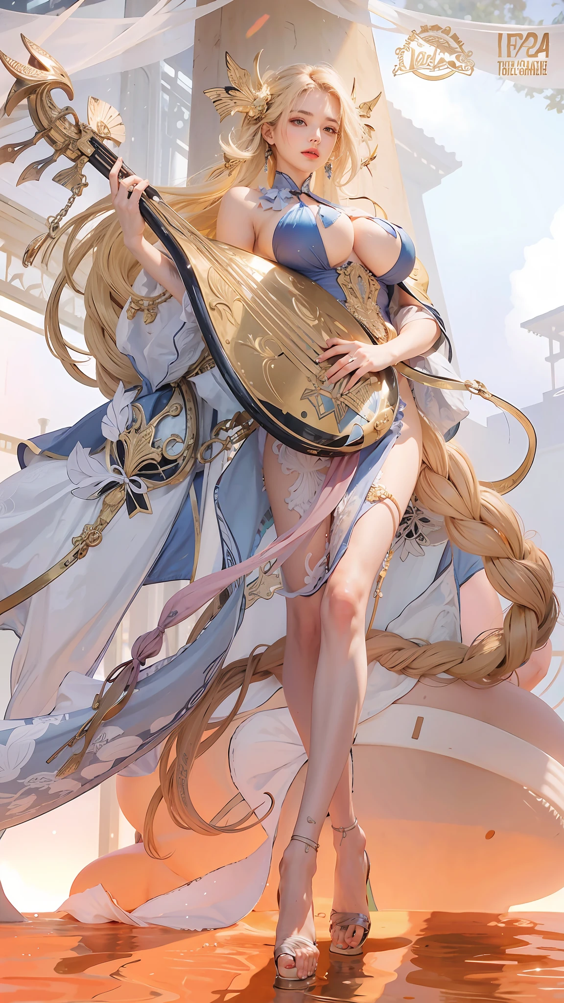 Swimsuit with big breasts