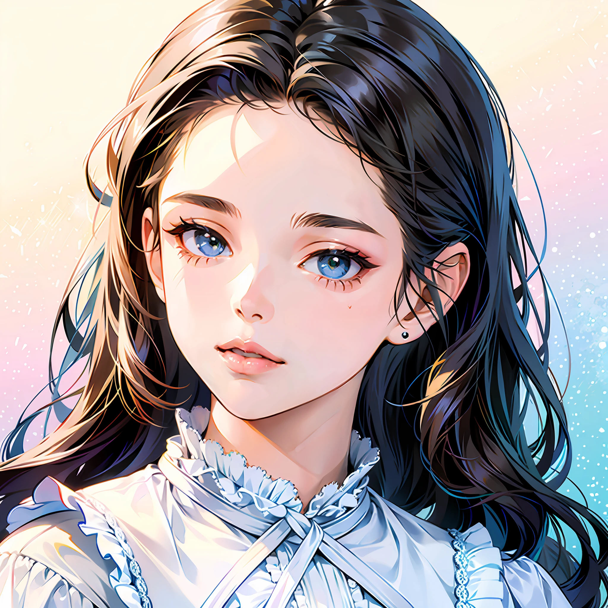 dreamy girl, portrait, ultra detailed