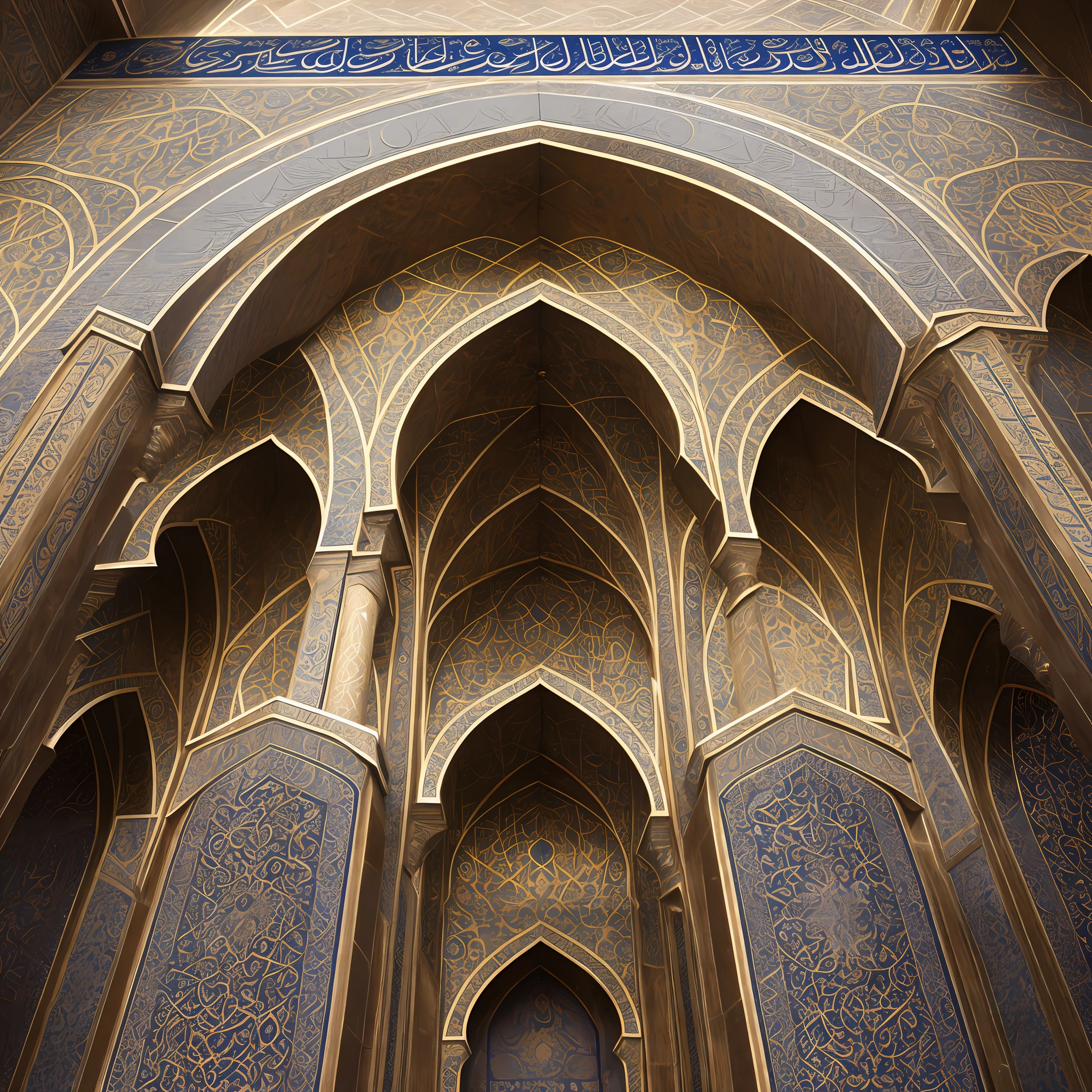 sheep, crescent moon, mosque, islamic patterns, high detail, Expressionism, Realism, sparkle, depth of field, cinematic lighting, backlighting, ray tracing, Fujicolor, high quality, super detail, best quality, masterpiece, anatomically correct, textured skin, 16k --auto --s2