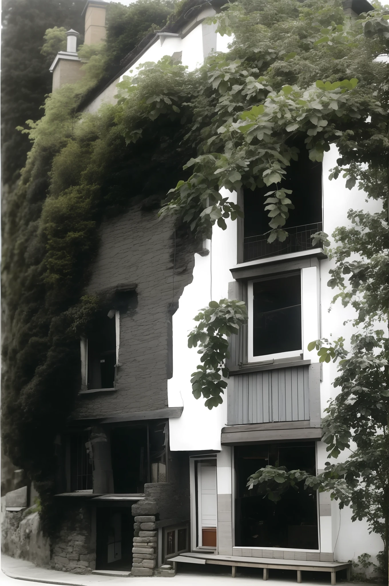 A four-and-a-half-storey building