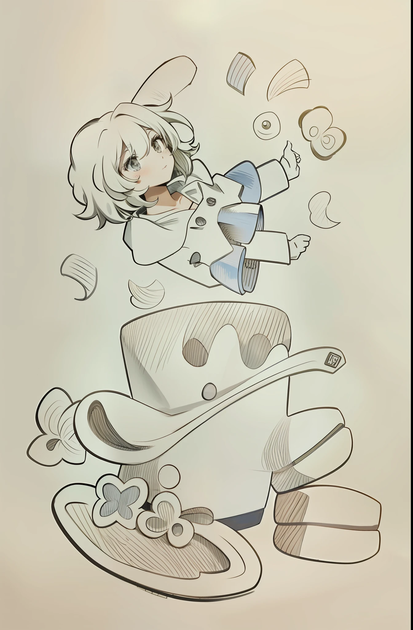 Q version, cute, anime