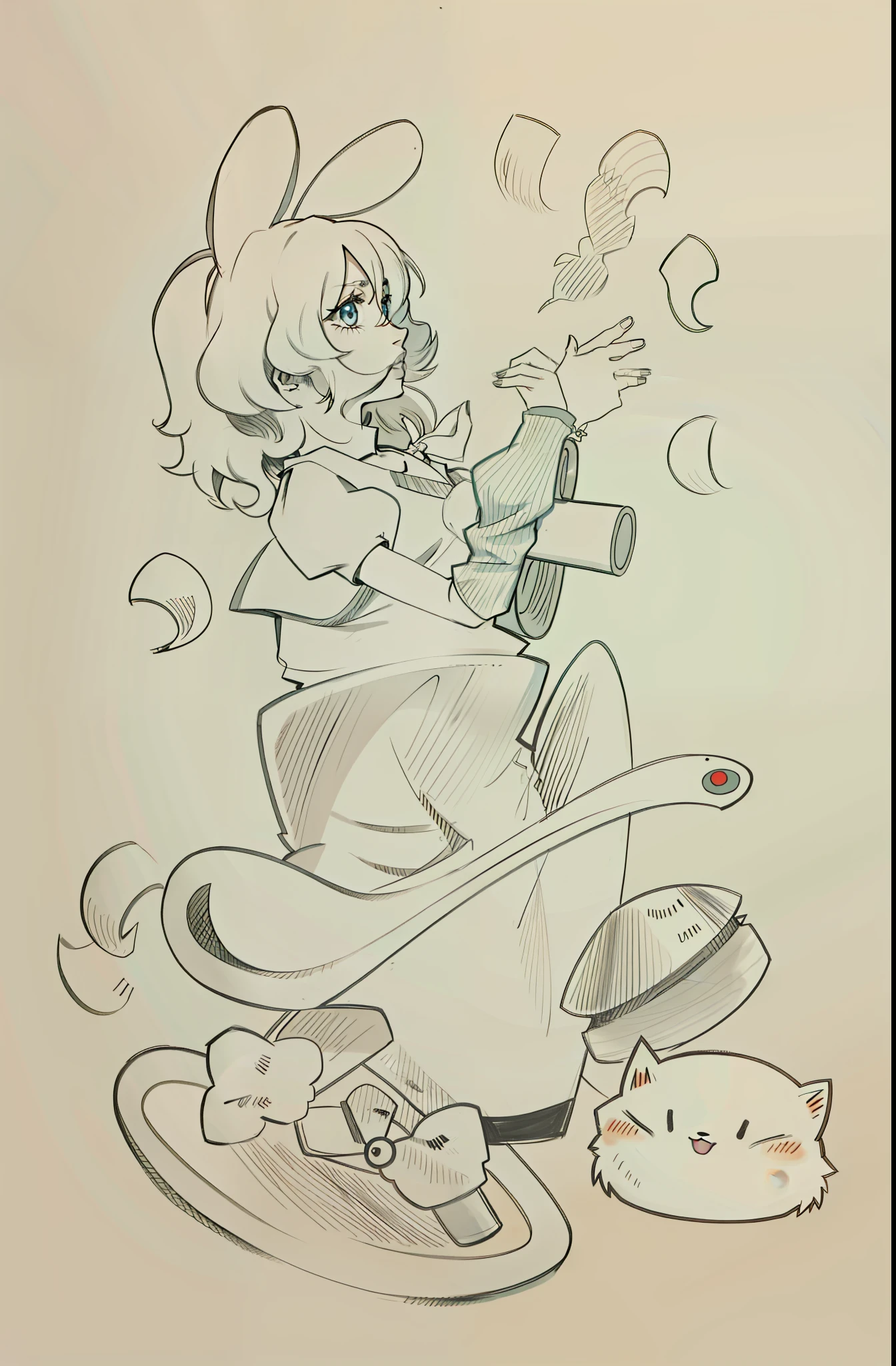 Q version, cute, anime