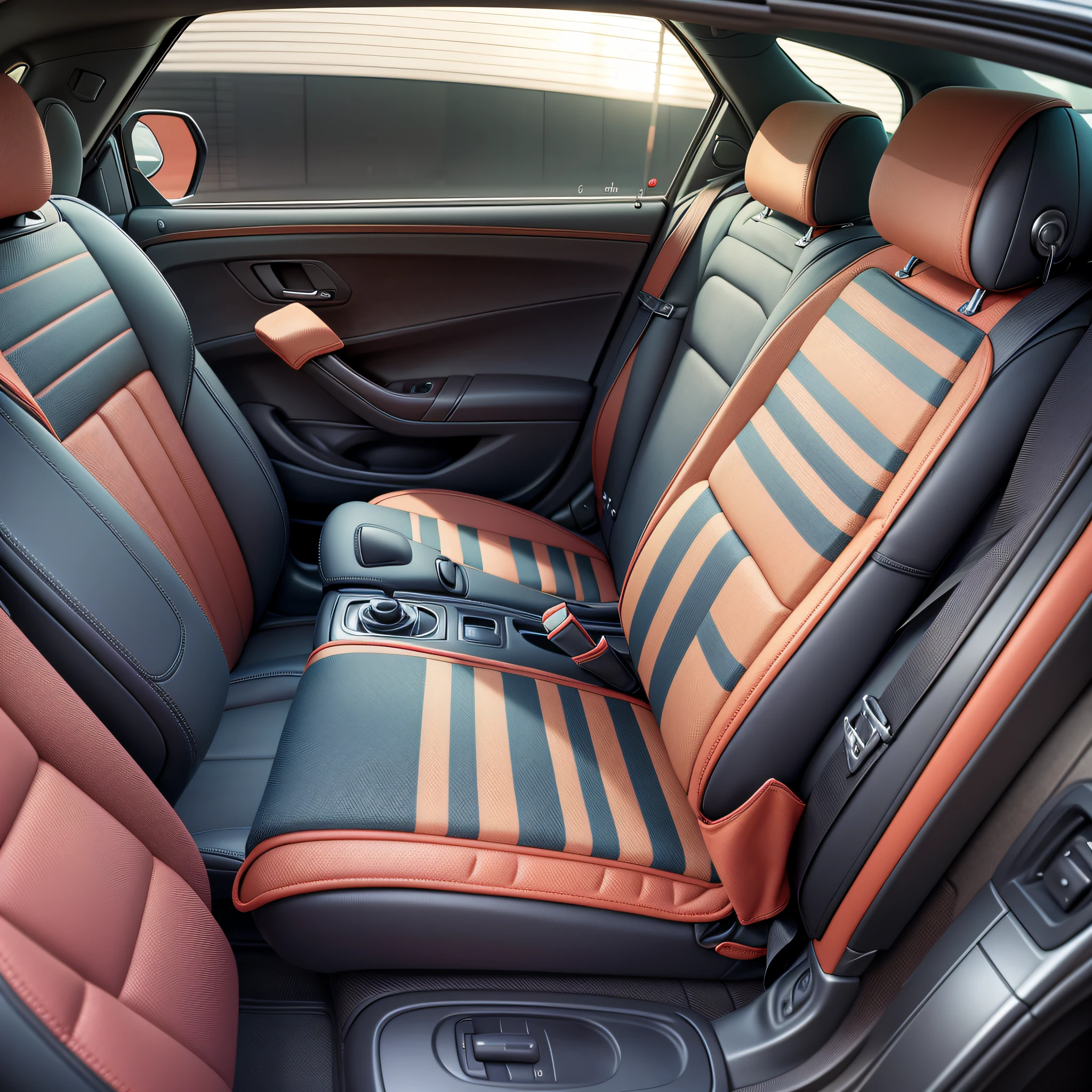 Car interior, fabric cushions --auto --s2