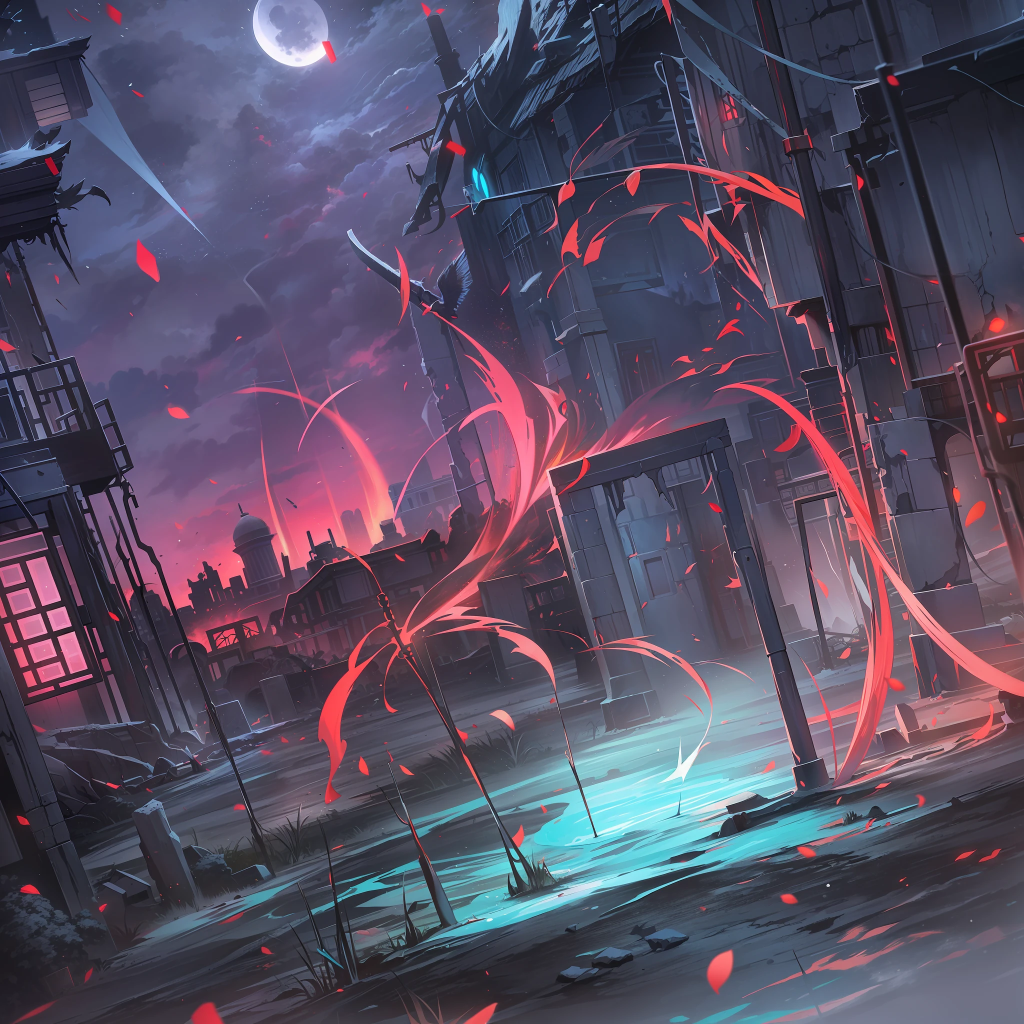 In a ruined land in the southern Xinjiang of Zhongzhou, demonic energy was pervasive, and red electric light flashed in the dark sky. There was no grass and trees in the whole land, and there were ruined buildings and ruins everywhere, and from time to time there were roars and cries of demonic energy.