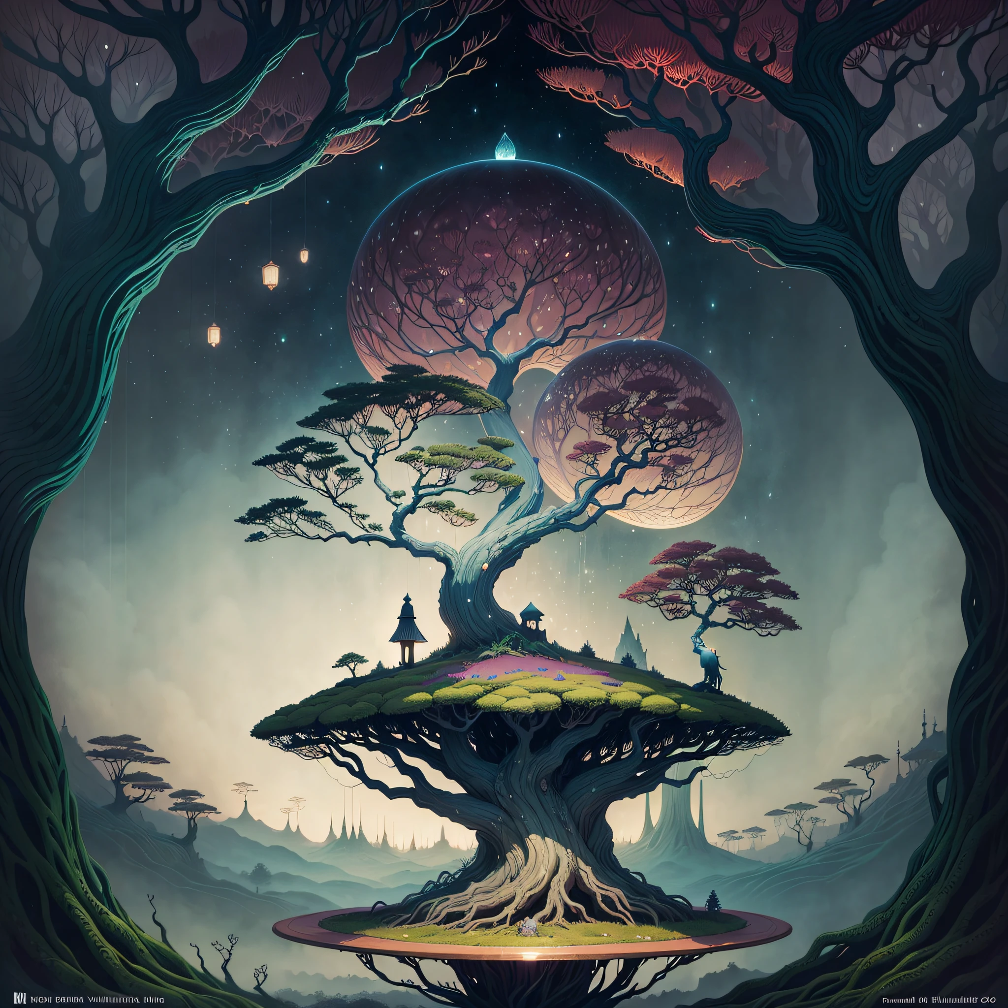 A dainty bonsai in a gloomy thicket by Andy Kehoe and François Schuiten --auto --s2